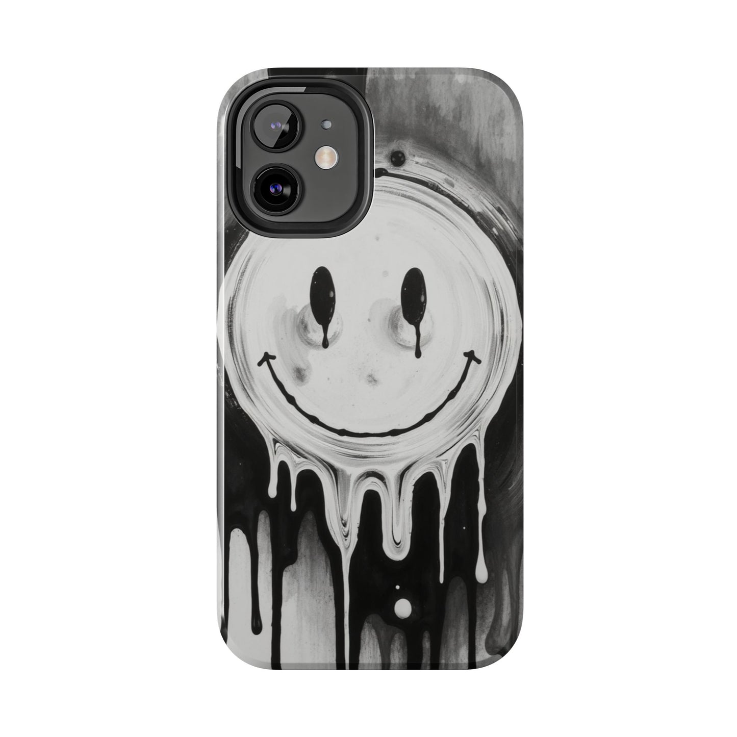 Dripping Smiley Tough Phone Case - Stylish & Durable Protection