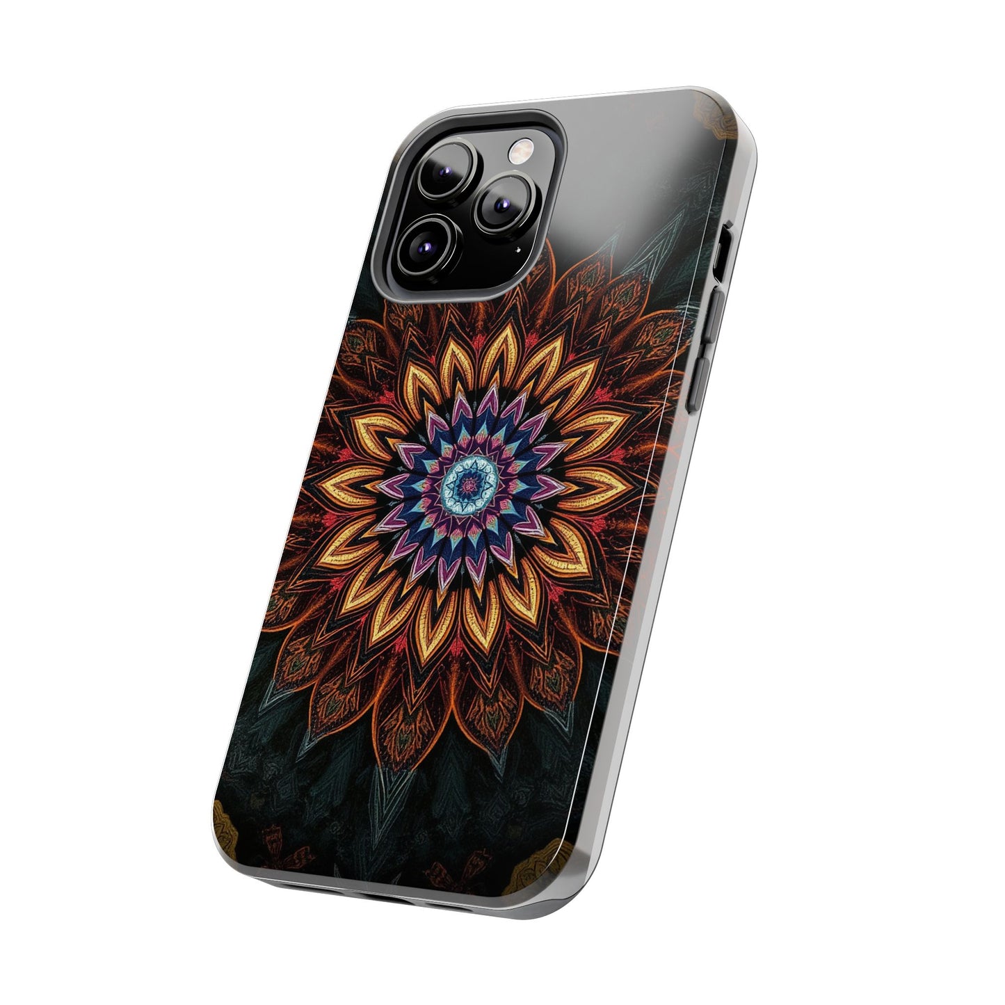 Mystic Mandala Tough Phone Case - Durable Protection with Artistic Design - for iPhone