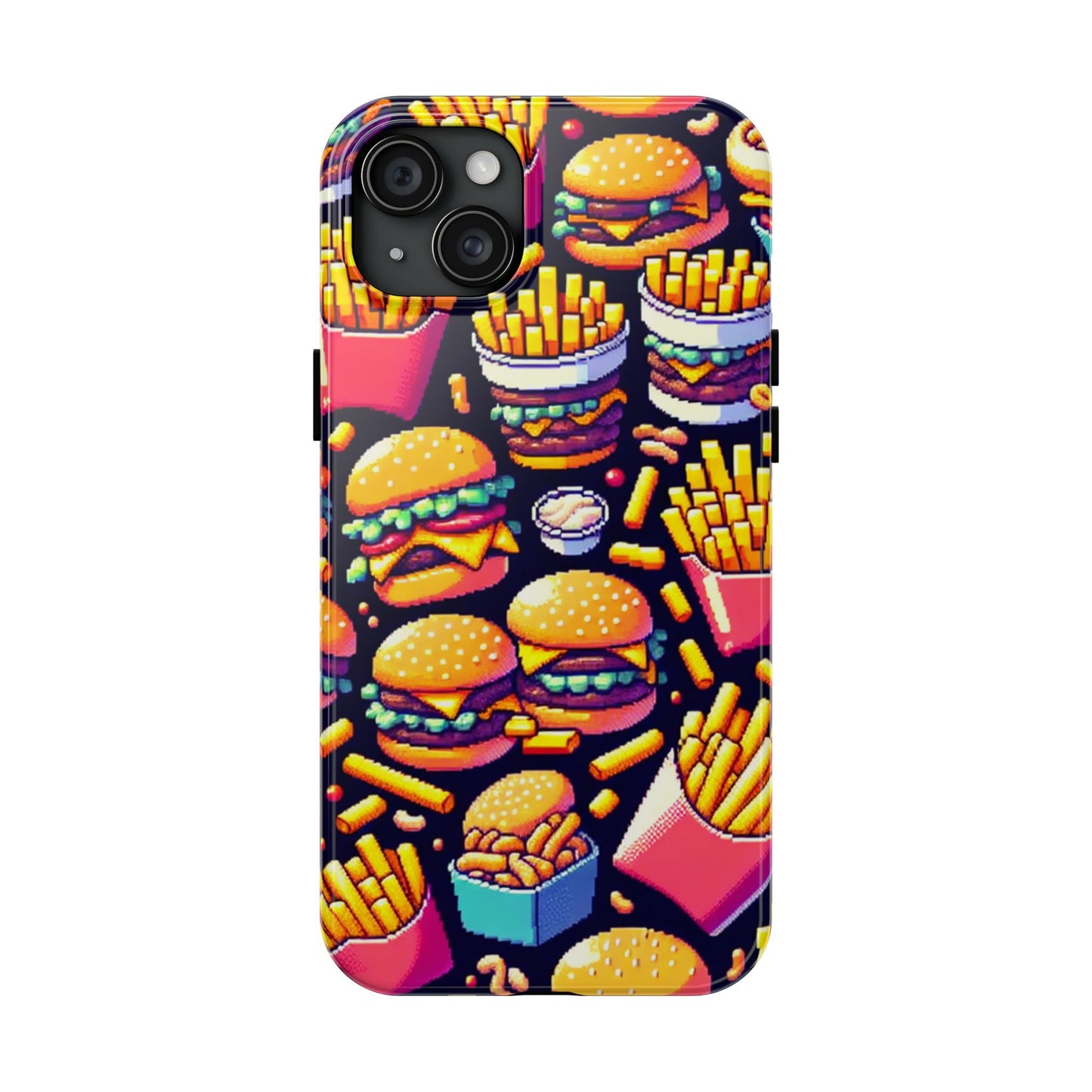 Retro Fast Food Phone Case - Tough and Durable - for iPhone