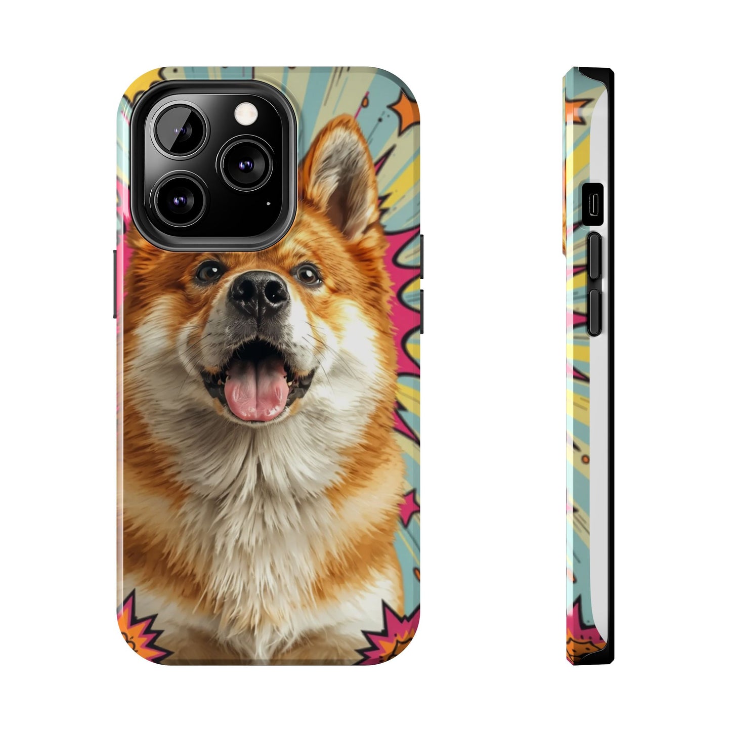 Playful Dog Tough Phone Case - Durable & Stylish Pet Lover Gift