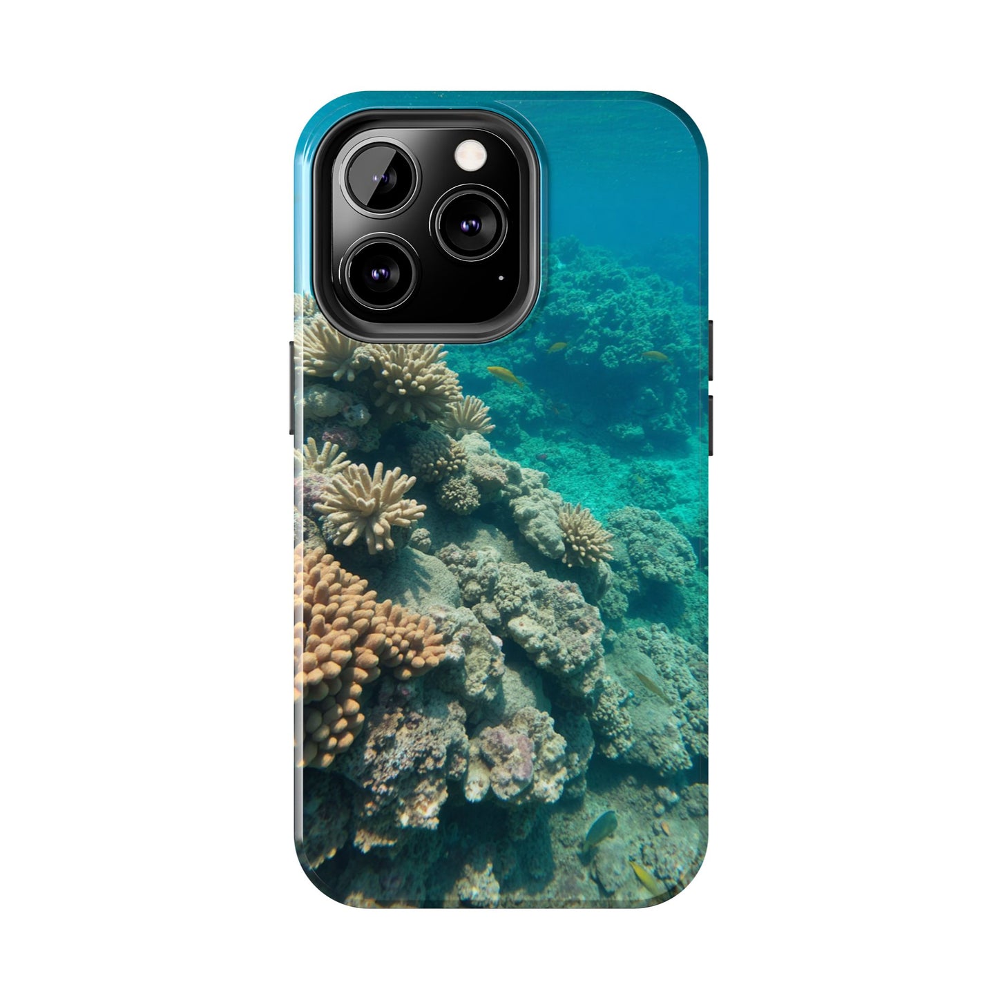 Coral Reef Tough Phone Case - Ocean Vibes Protection for Adventure Lovers