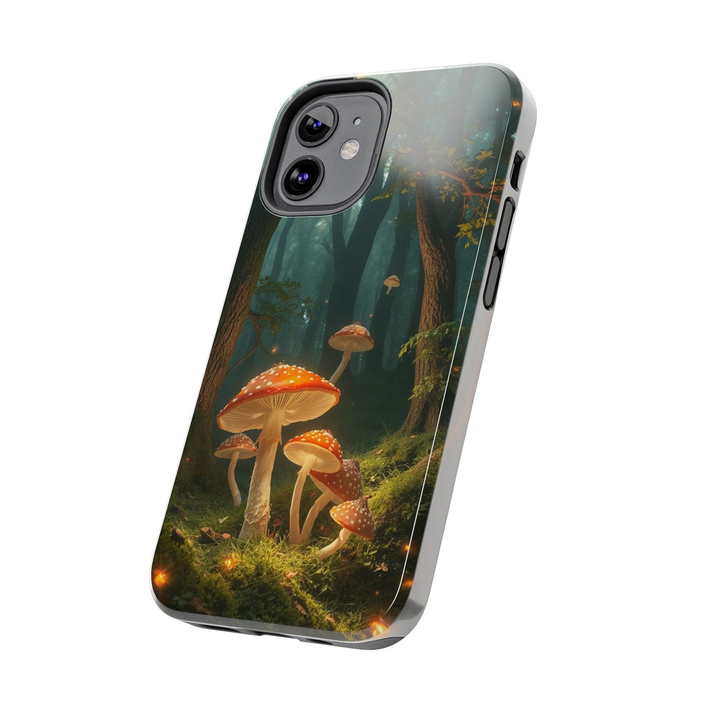 Whimsical Mushroom Tough Phone Case - Forest Fantasy Design