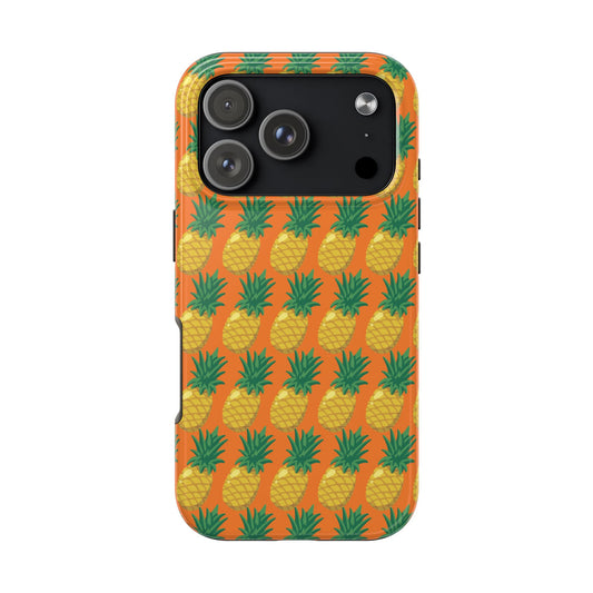 Tough Pineapple Phone Case - Vibrant Tropical Design for Summer Vibes - for iPhone