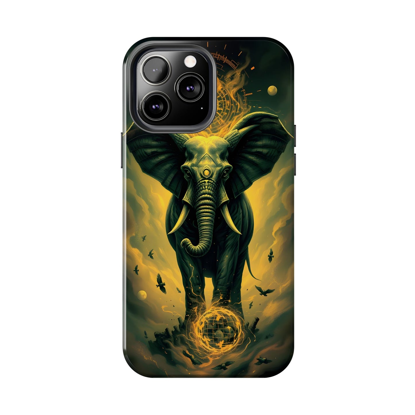 Majestic Elephant Clouds Tough Phone Case - Durable Protection with Bold Design - for iPhone