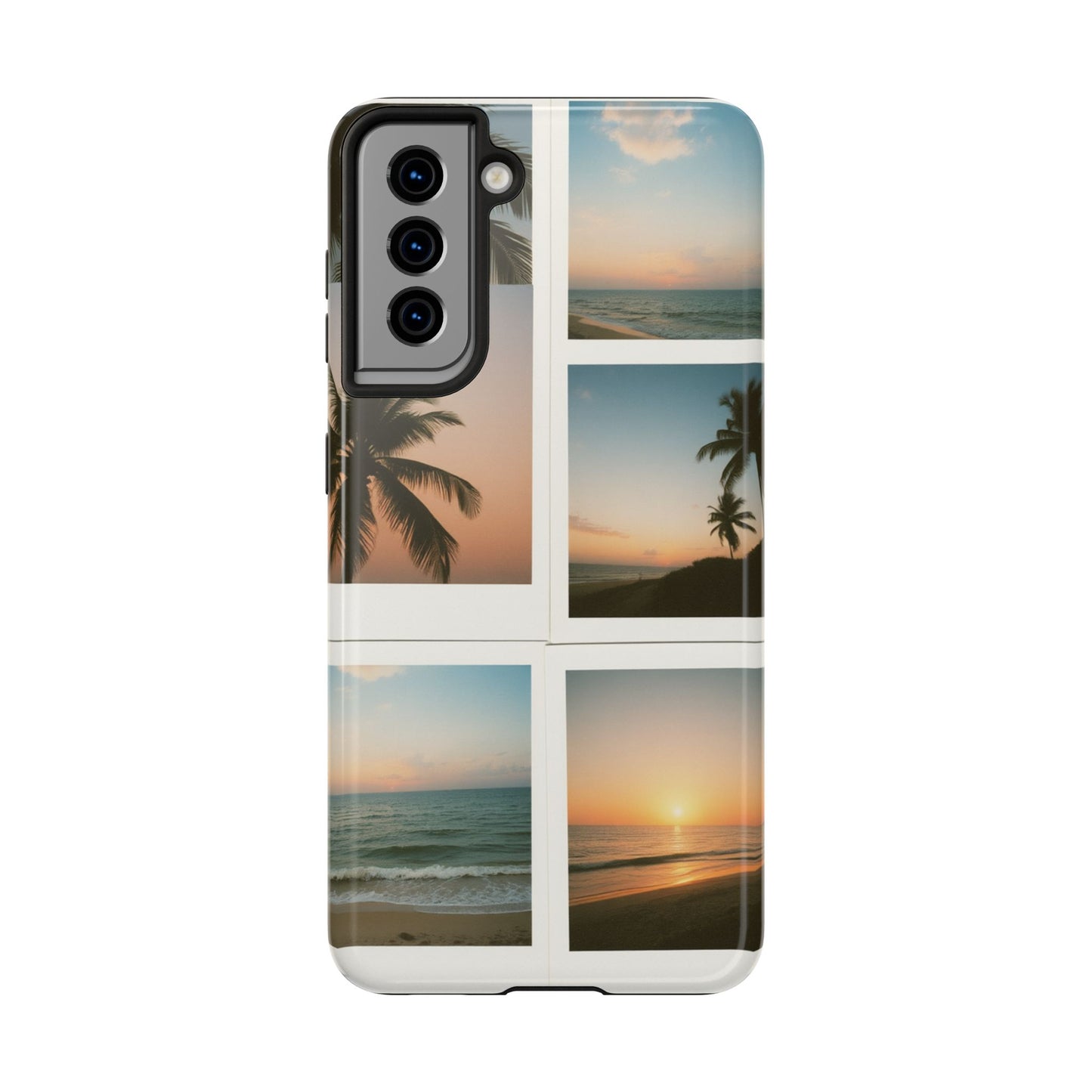 Tropical Sunset Tough Phone Case - Beach Vibes for Summer Adventures