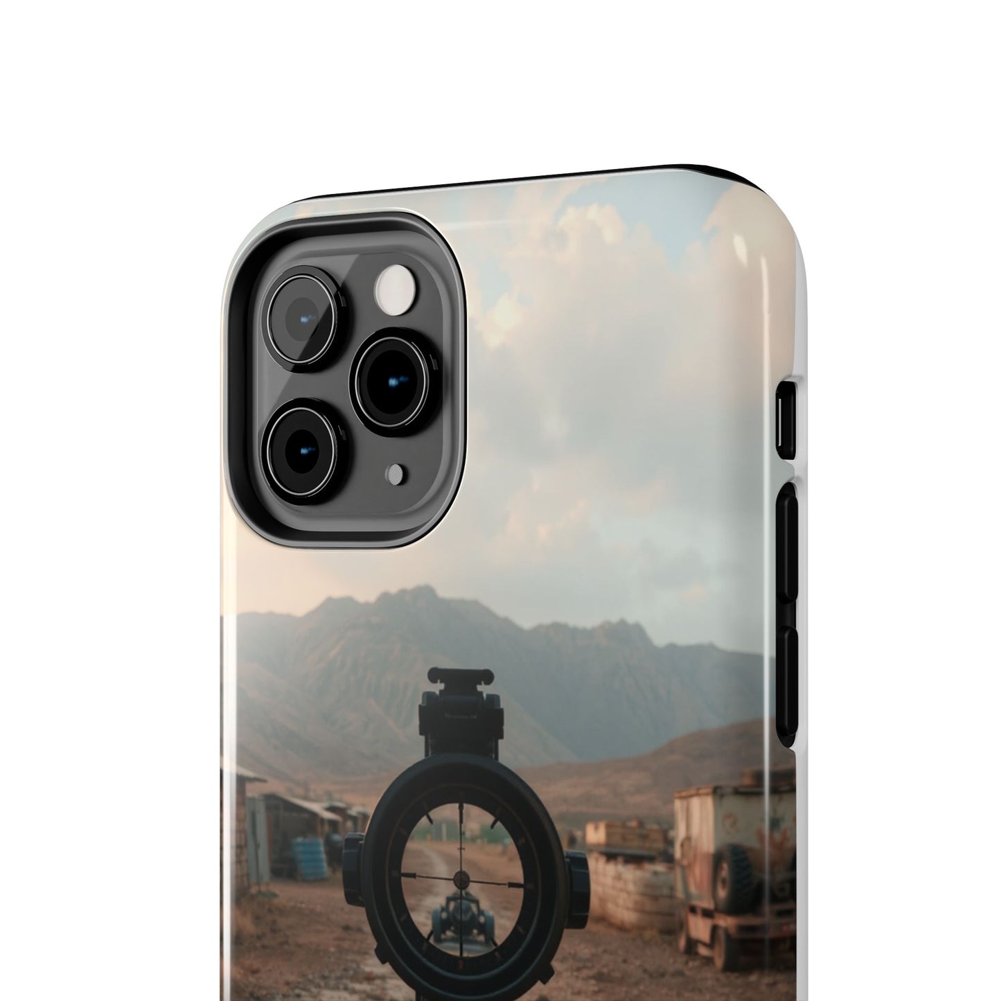 Tough Phone Case - Military Inspired Design with Sniper Scope