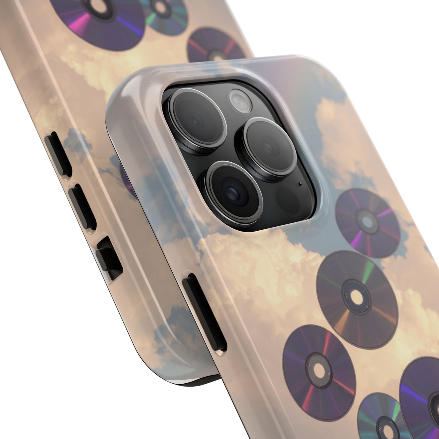 Vibrant Cloud CD Tough Phone Case - Durable and Stylish