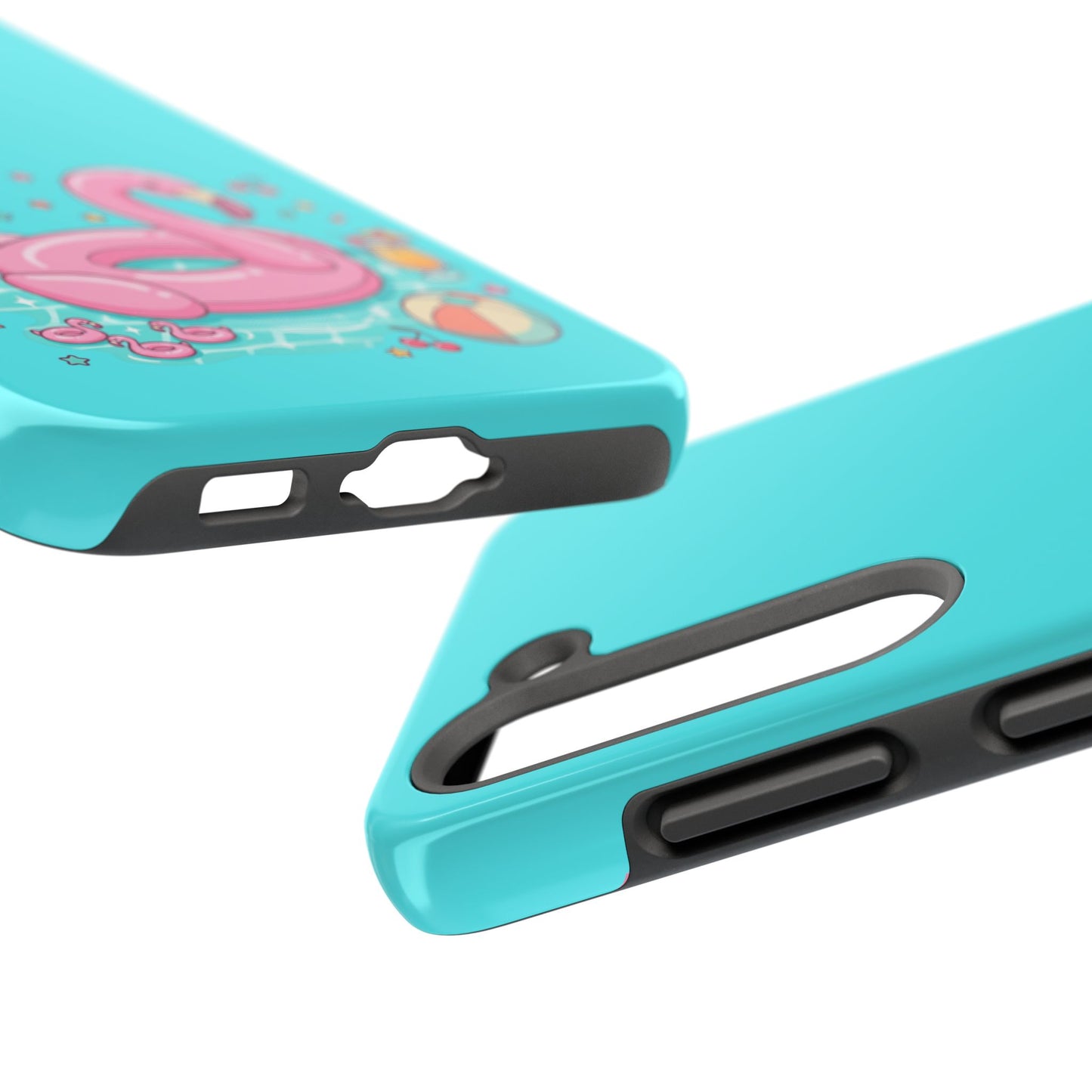 Flamingo Pool Party iPhone Case