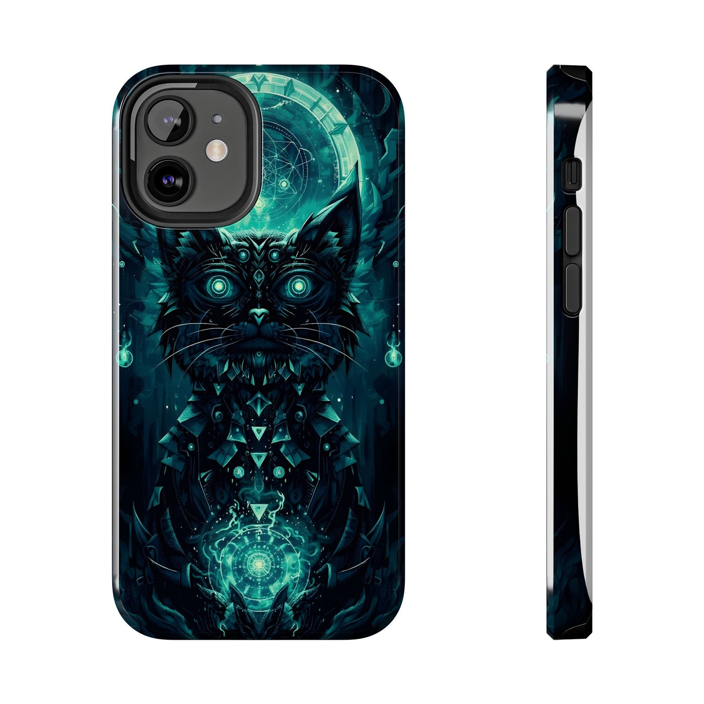 Mystical Dark Cat Phone Case - Tough Protective Cover for Cat Lovers - for iPhone