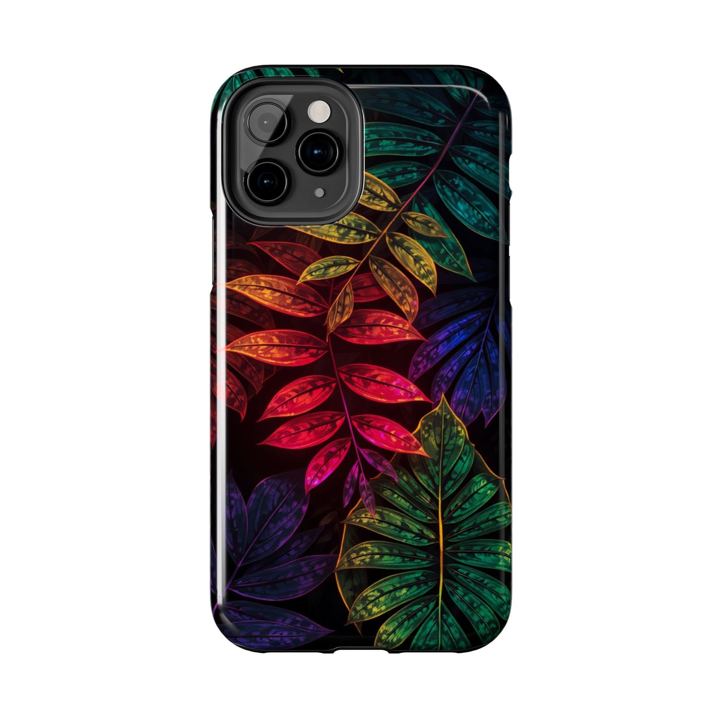 Vibrant Tropical Leaf Tough Phone Case