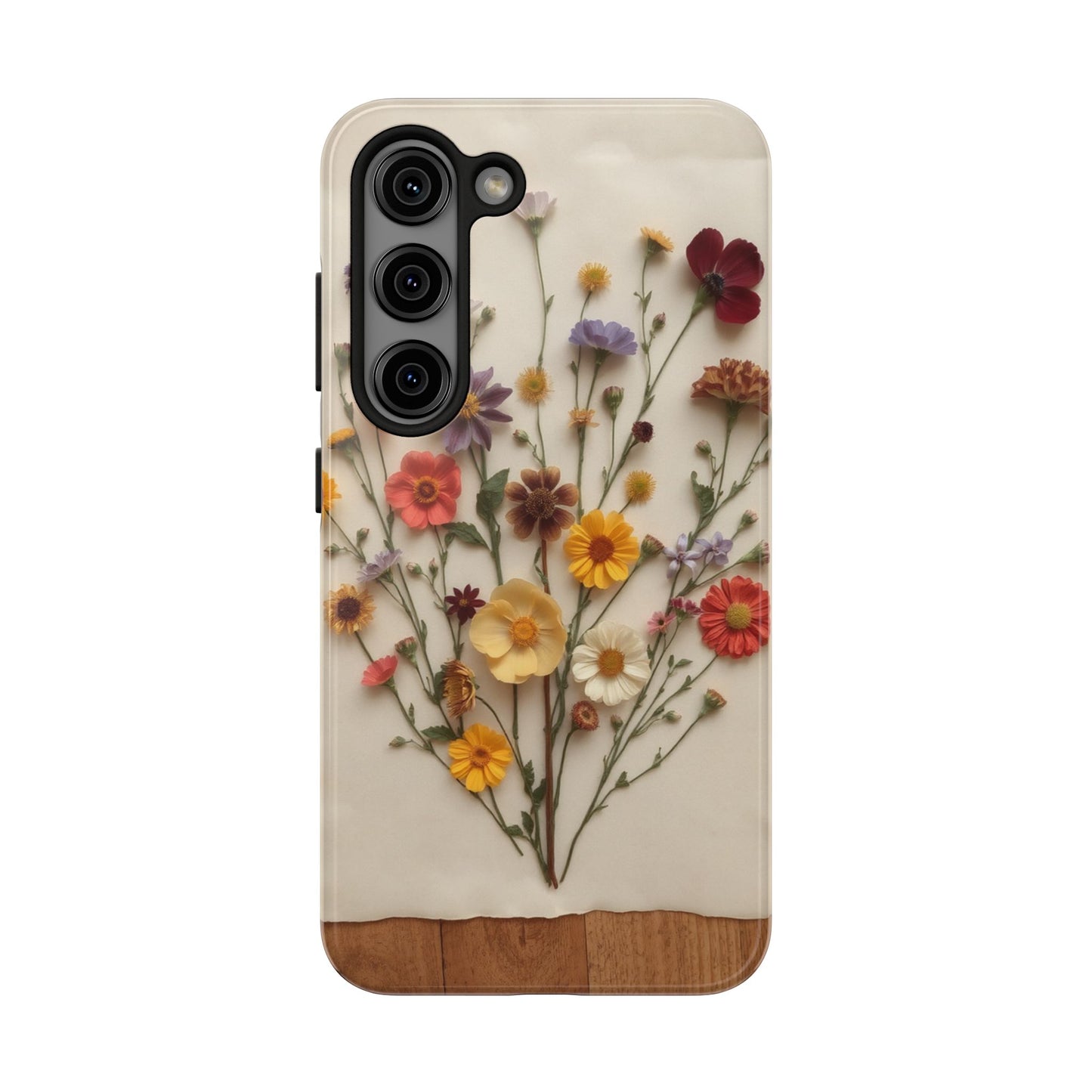 Floral Tough Phone Case - Durable Protection with Nature-Inspired Design