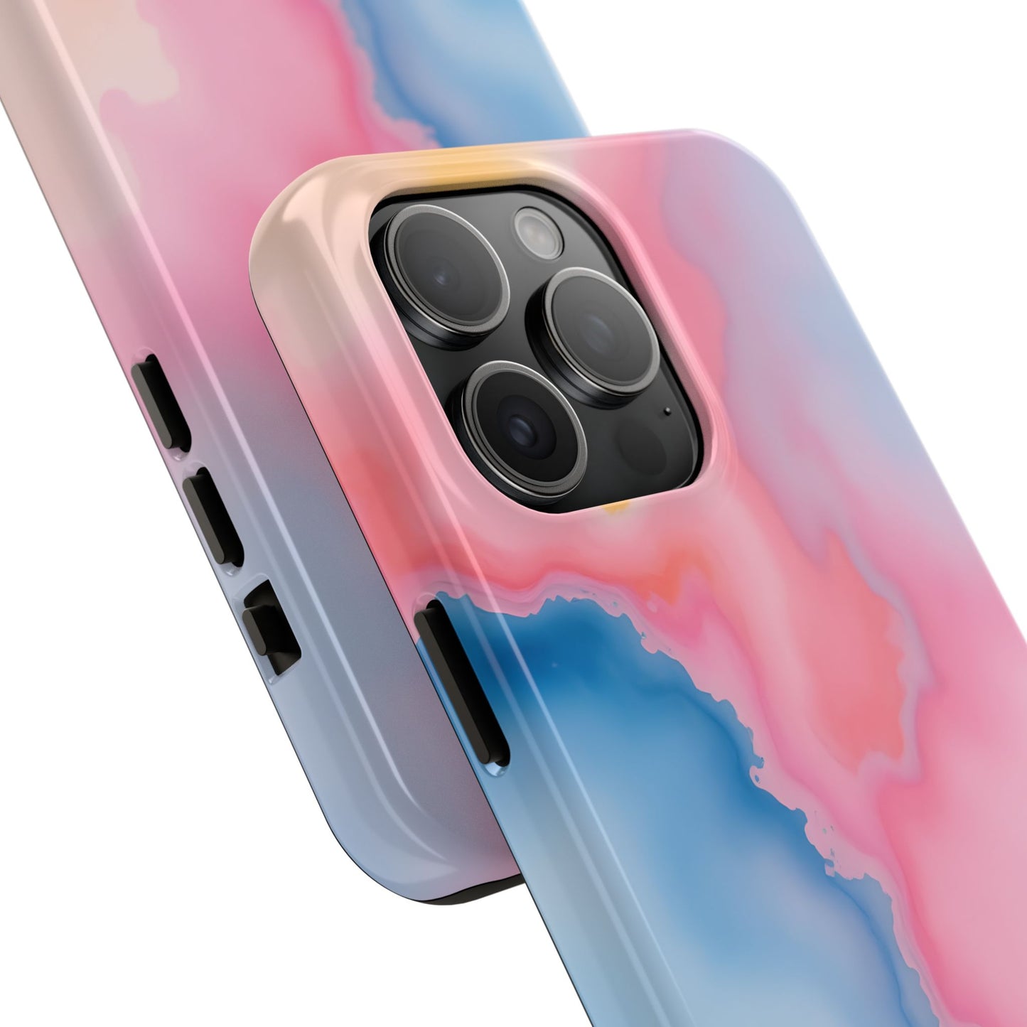 Painted Watercolor Tough Phone Case - Durable Protection with Artistic Vibes - for iPhone