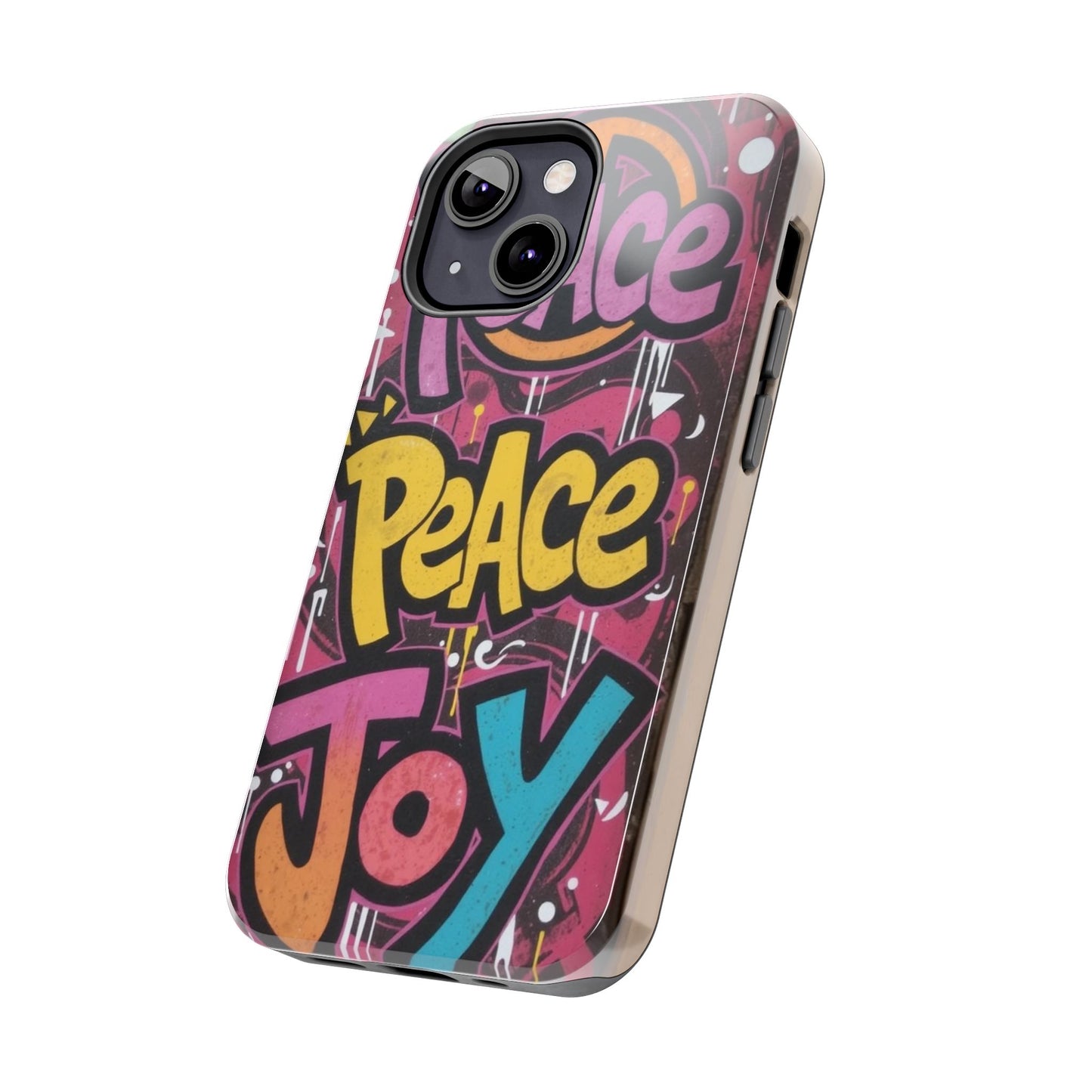Colorful Peace Joy Tough Phone Case