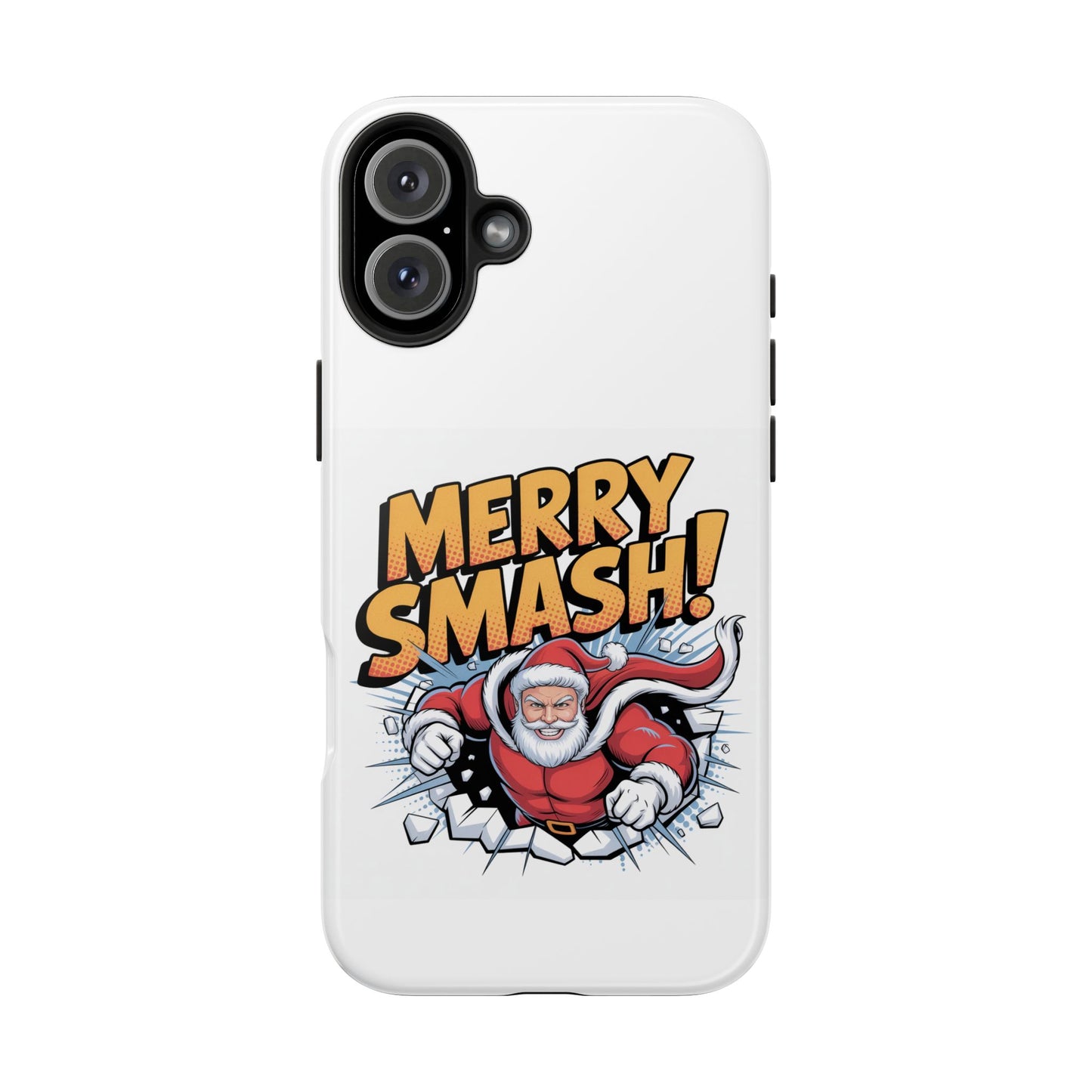 Santa Merry Smash Phone Case