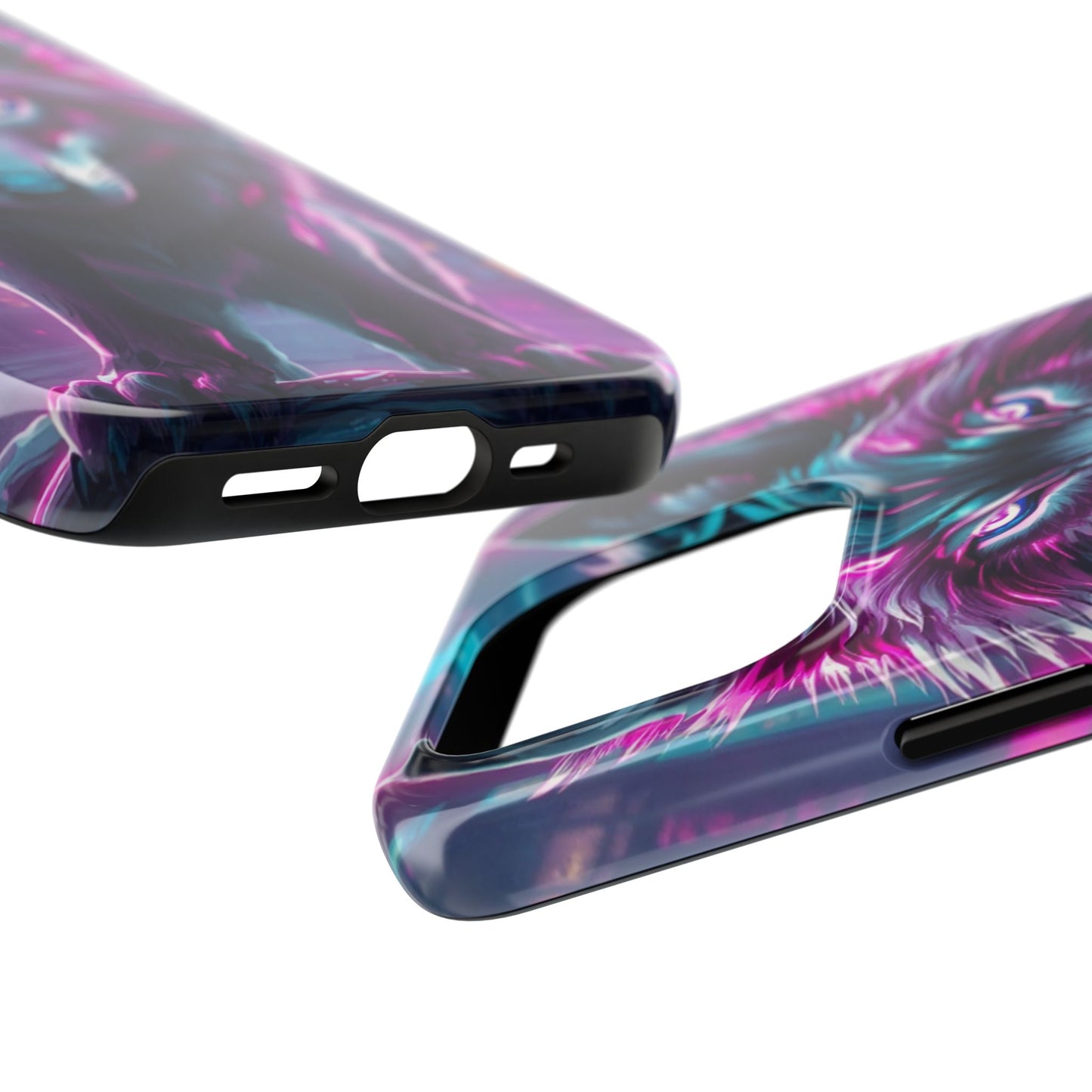 Fierce Wolf Phone Case - Tough & Vibrant Design for Animal Lovers