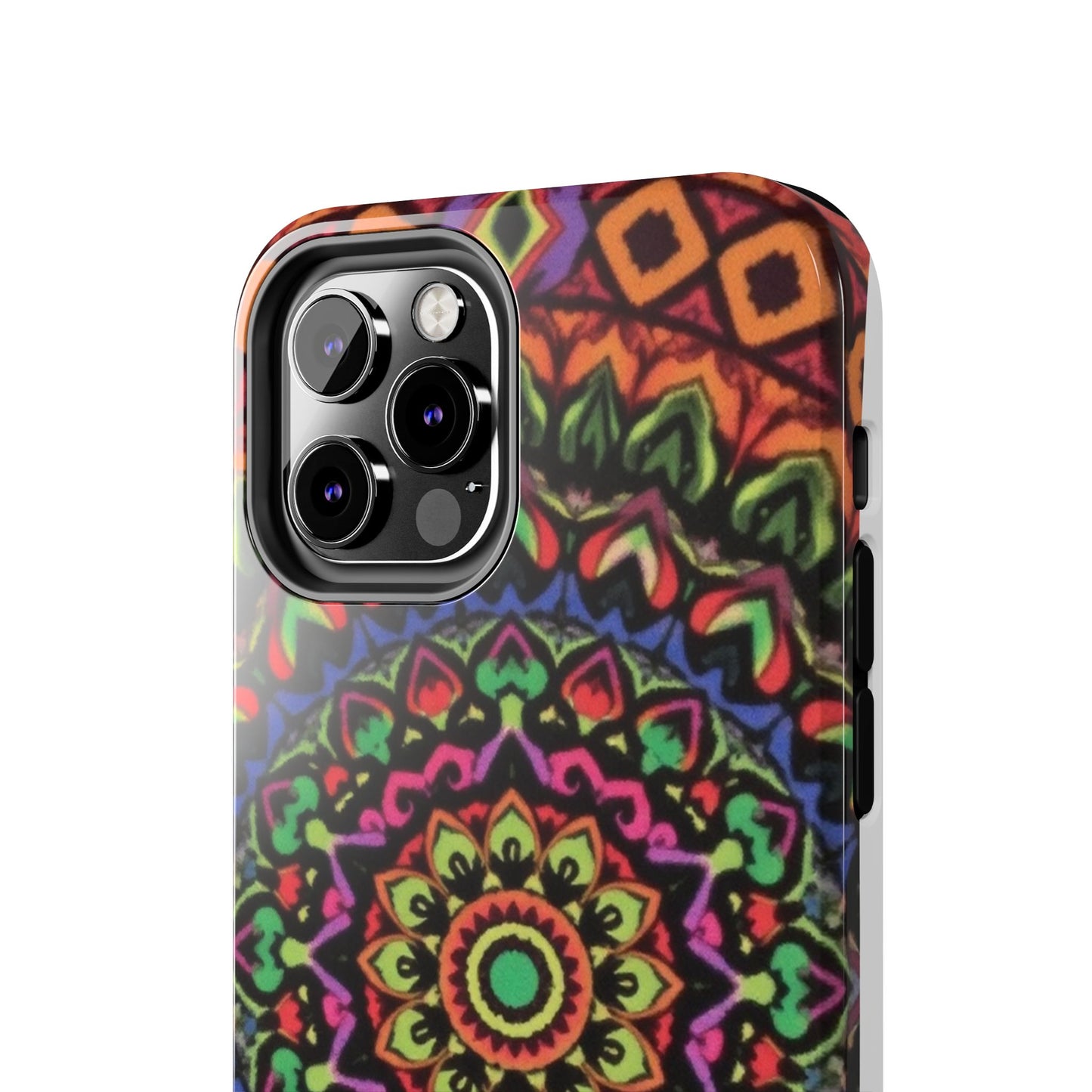 Colorful Mandala Tough Phone Case - Vibrant Designs for Trendy Protection - for iPhone