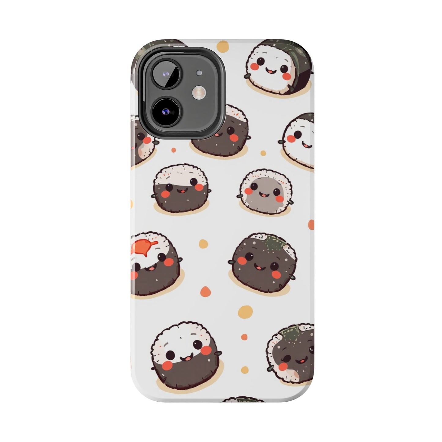 Cute Sushi Tough Phone Case - Kawaii Design for Food Lovers
