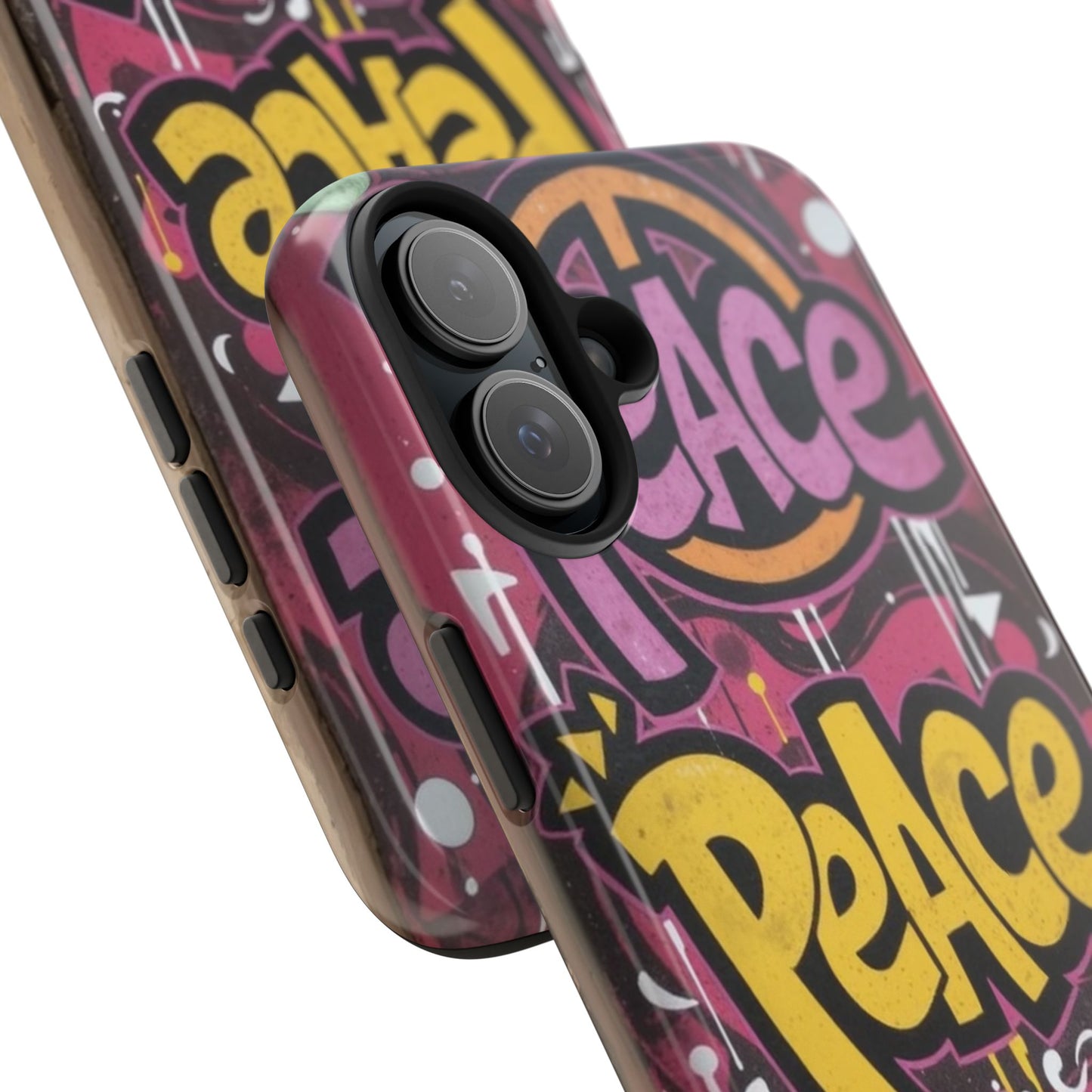 Colorful Peace Joy Tough Phone Case