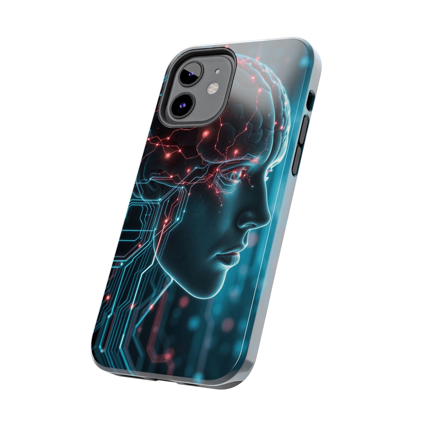 Futuristic Brain Design Tough Phone Case