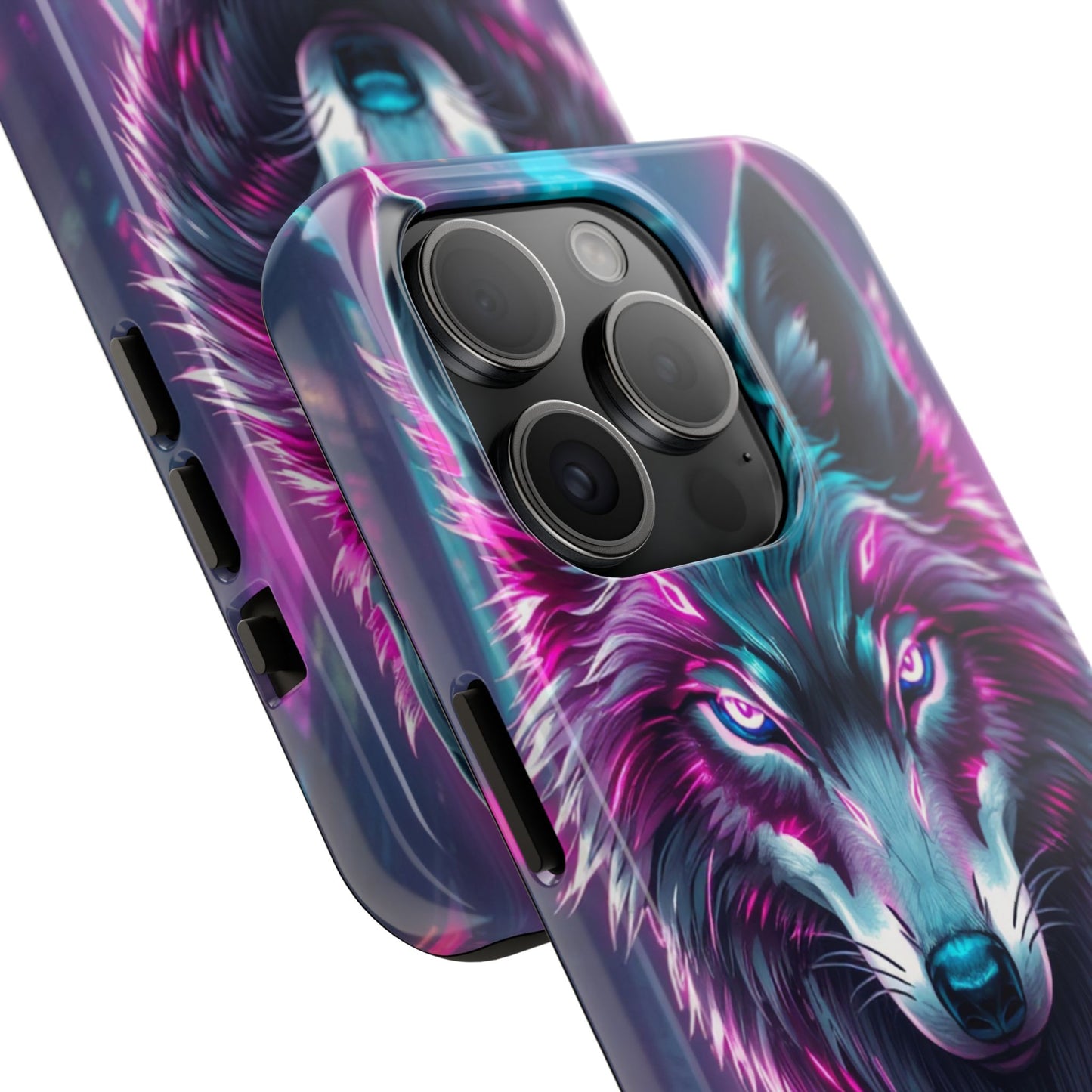 Fierce Wolf Phone Case - Tough & Vibrant Design for Animal Lovers
