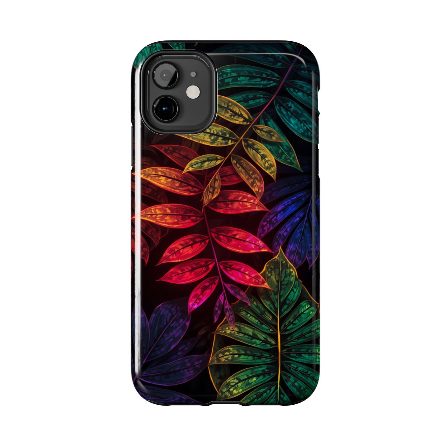Vibrant Tropical Leaf Tough Phone Case