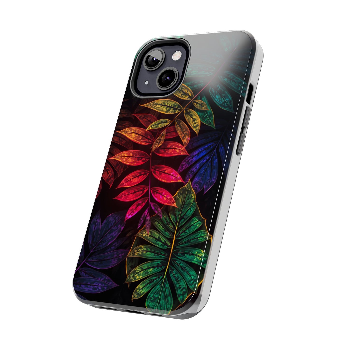 Vibrant Tropical Leaf Tough Phone Case