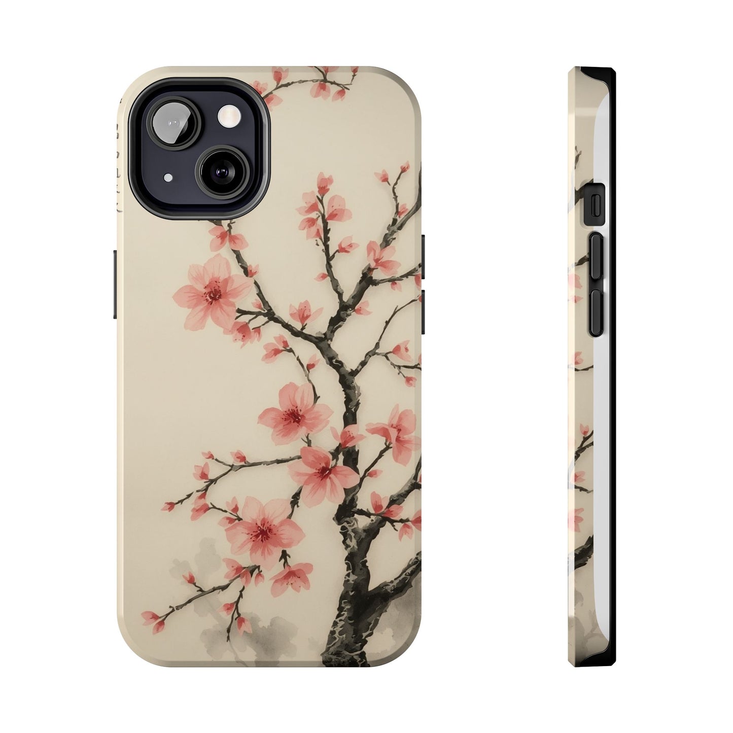 Cherry Blossom Tough Phone Case - Stylish Protection for Nature Lovers