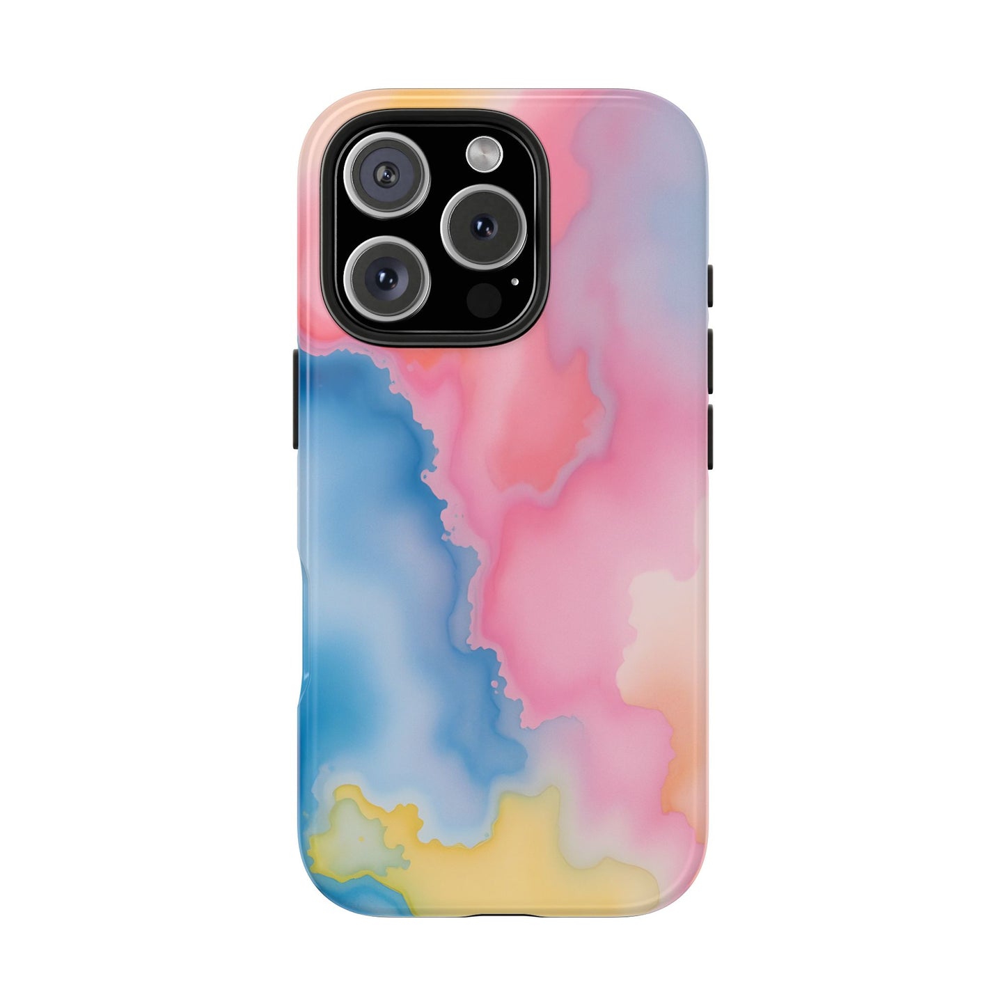 Painted Watercolor Tough Phone Case - Durable Protection with Artistic Vibes - for iPhone