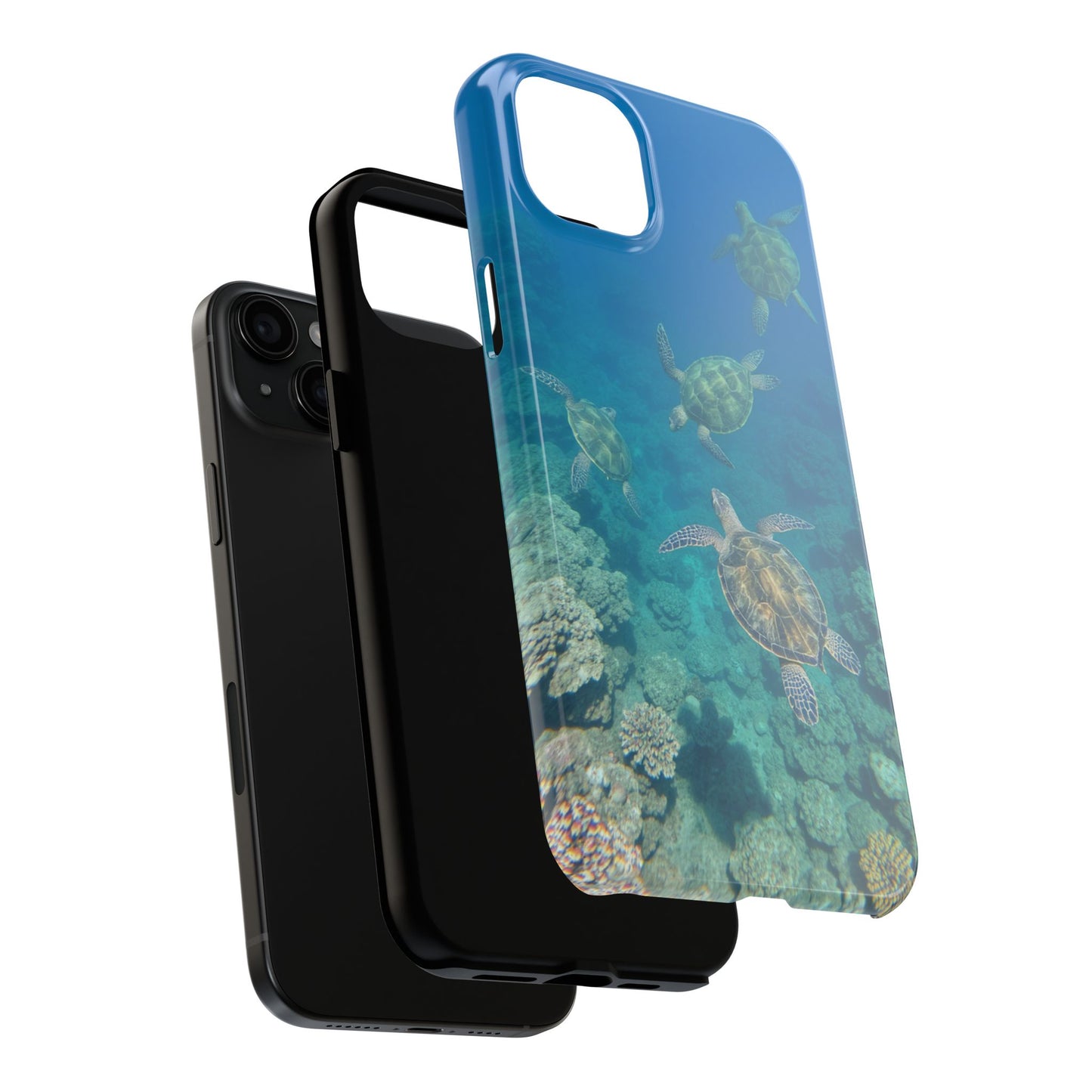 Ocean Turtle Tough Phone Cases - Durable Protection with Marine Art