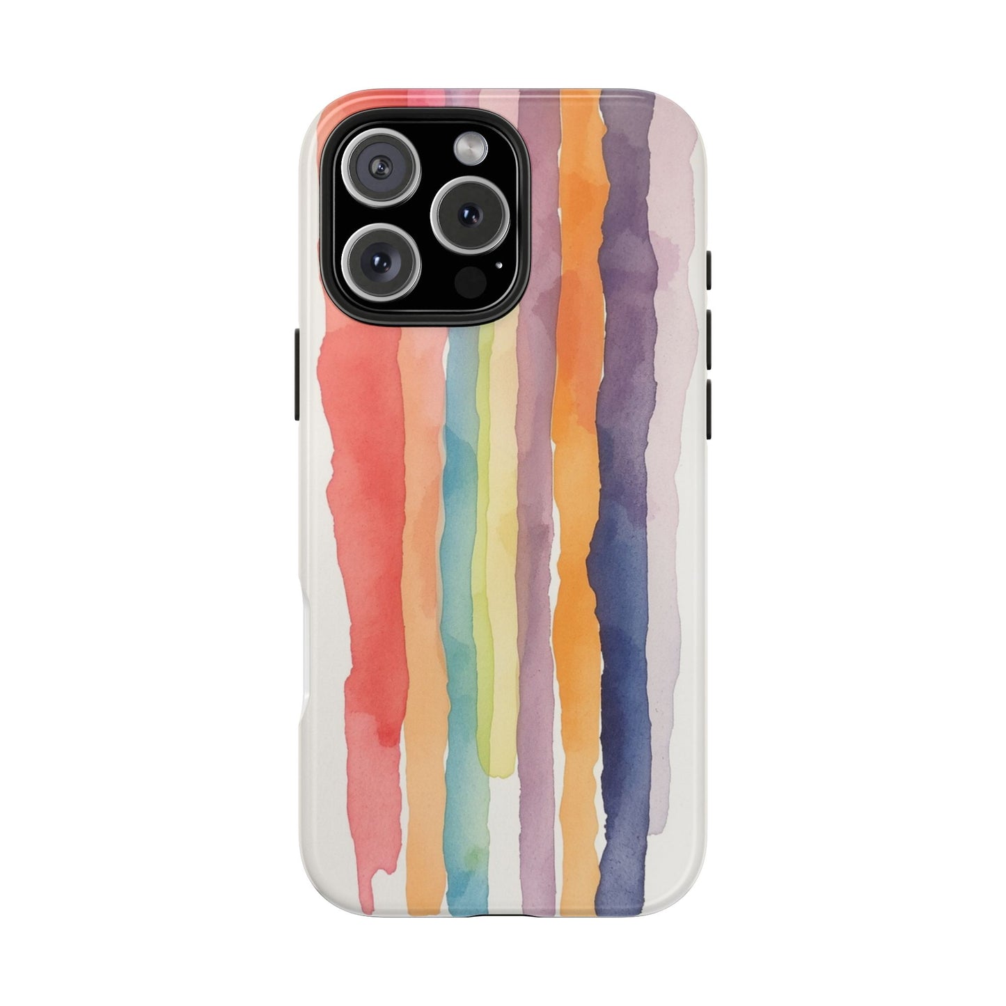 Colorful Watercolor Tough Phone Case - Stylish and Durable Cover for Creative Souls