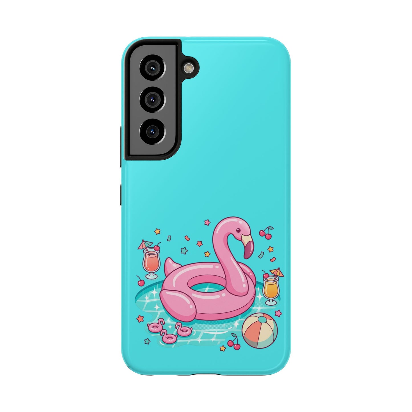 Flamingo Pool Party iPhone Case