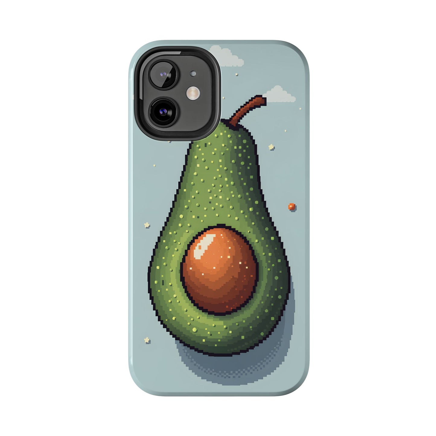 Pixel Avocado Tough Phone Case - Perfect for Foodies & Nature Lovers - for iPhone