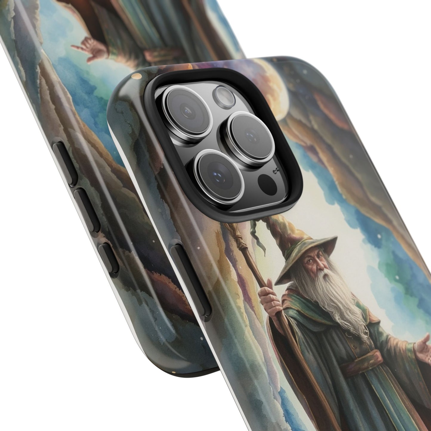 Magical Wizard Phone Case - Tough, Durable Phone Cover for Fantasy Lovers, Geek Gift, Unique Design, Celestial Phone Accessory