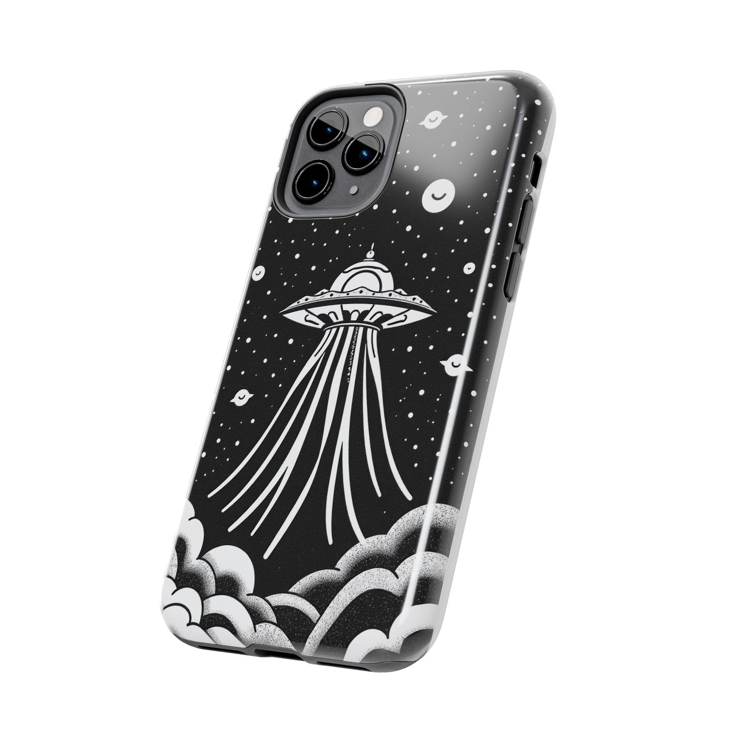 Galaxy UFO Tough Phone Case - Durable Protection with Unique Space Design