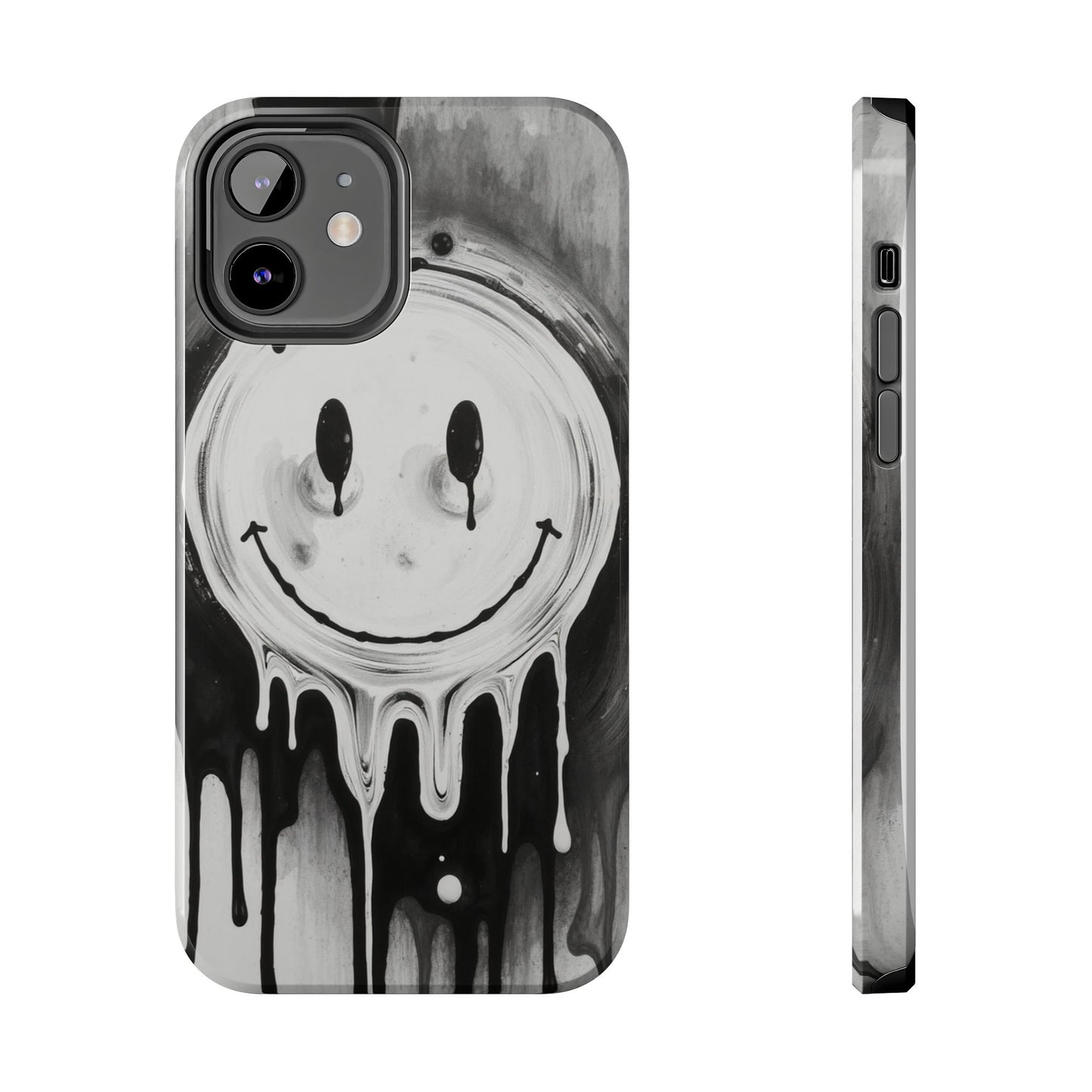 Dripping Smiley Tough Phone Case - Stylish & Durable Protection