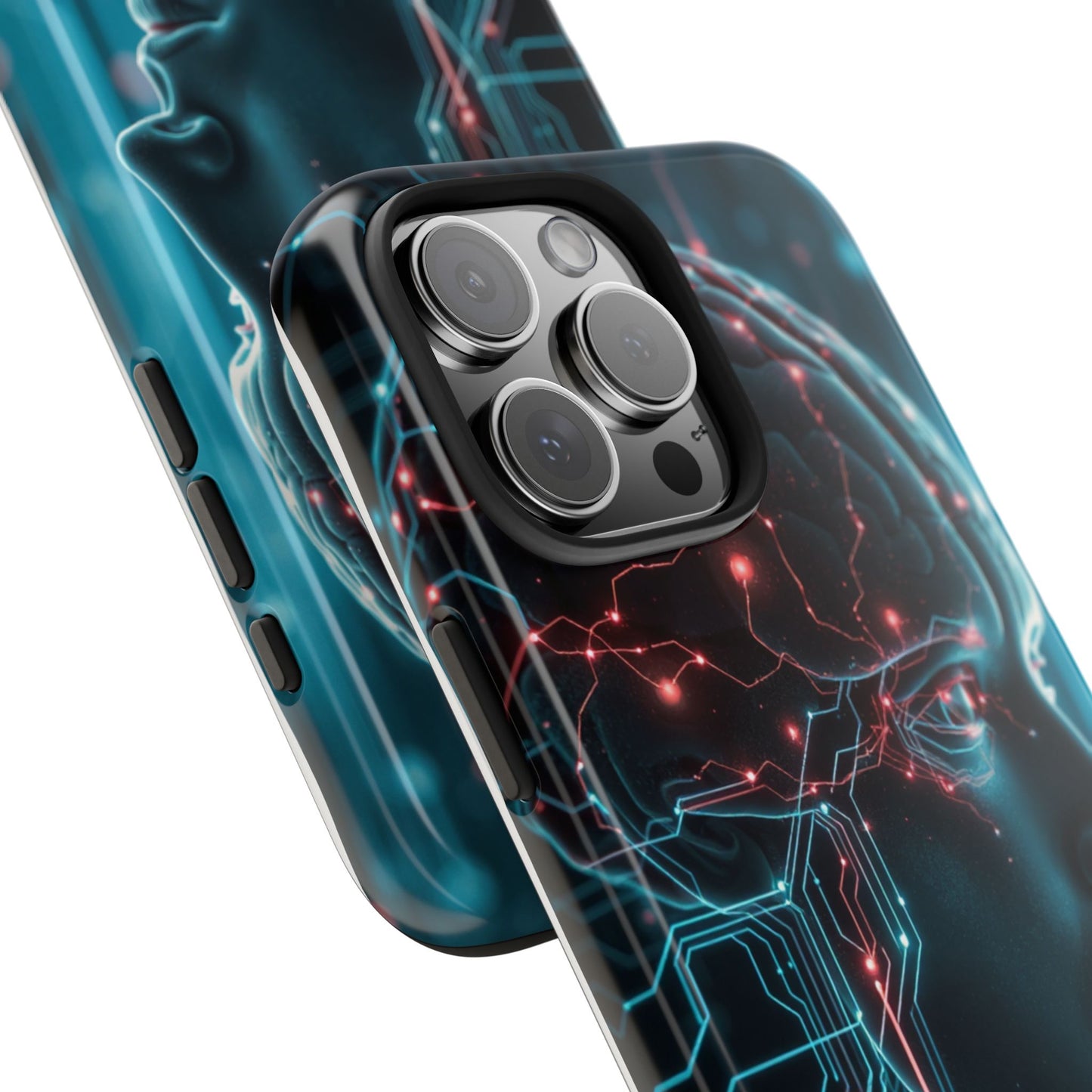 Futuristic Brain Design Tough Phone Case