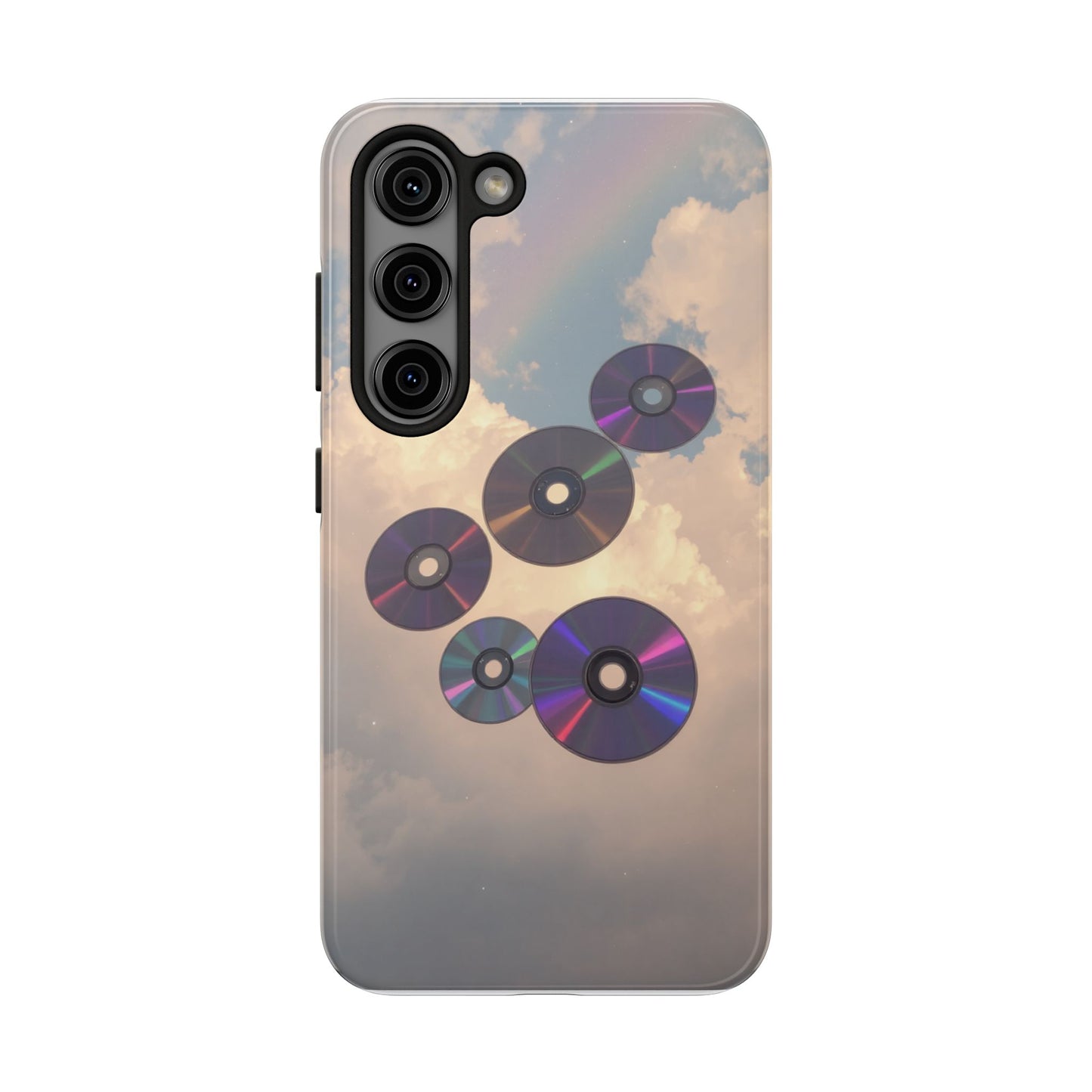 Vibrant Cloud CD Tough Phone Case - Durable and Stylish