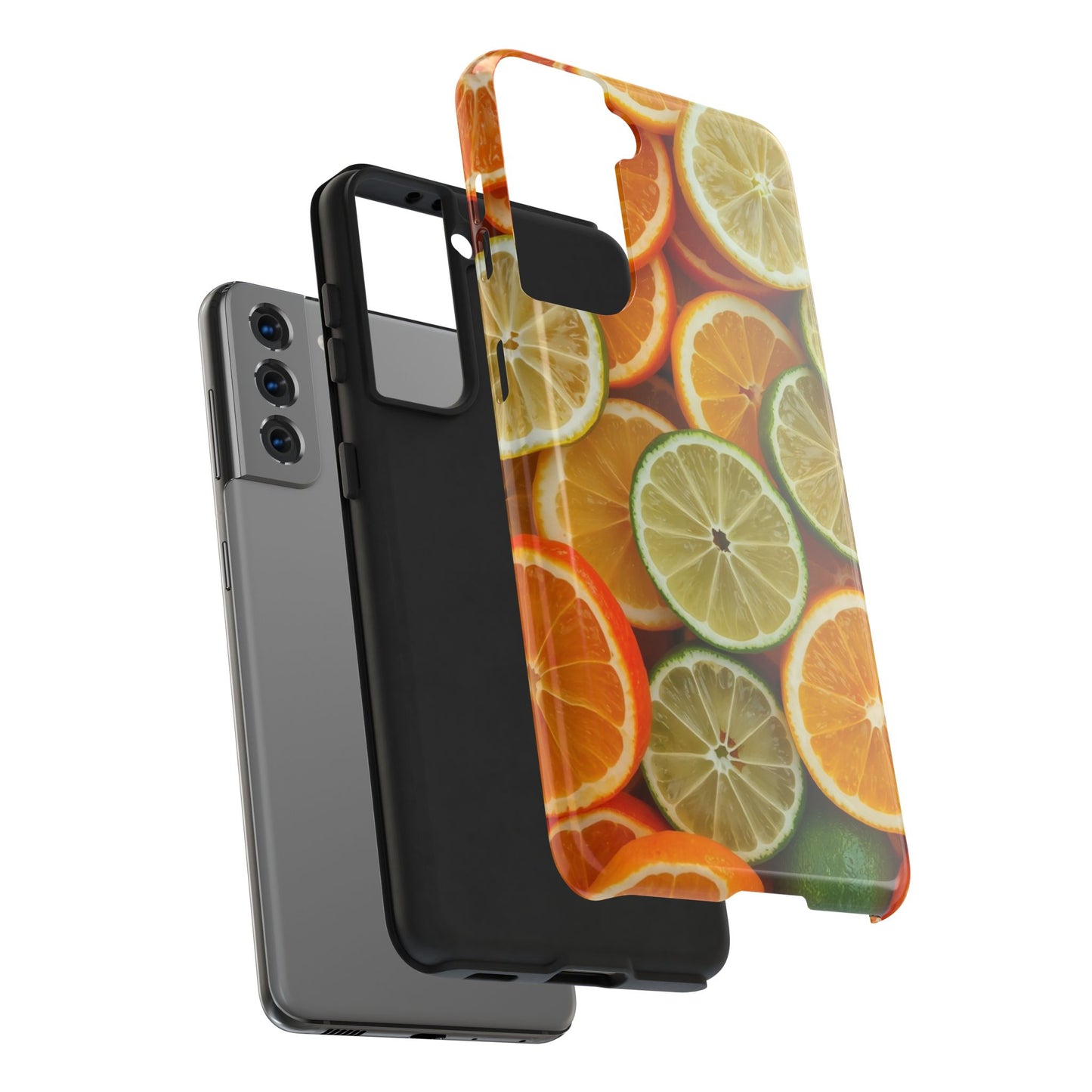 Citrus Slice Tough Phone Case – Vibrant Fruit Design for Summer Fun