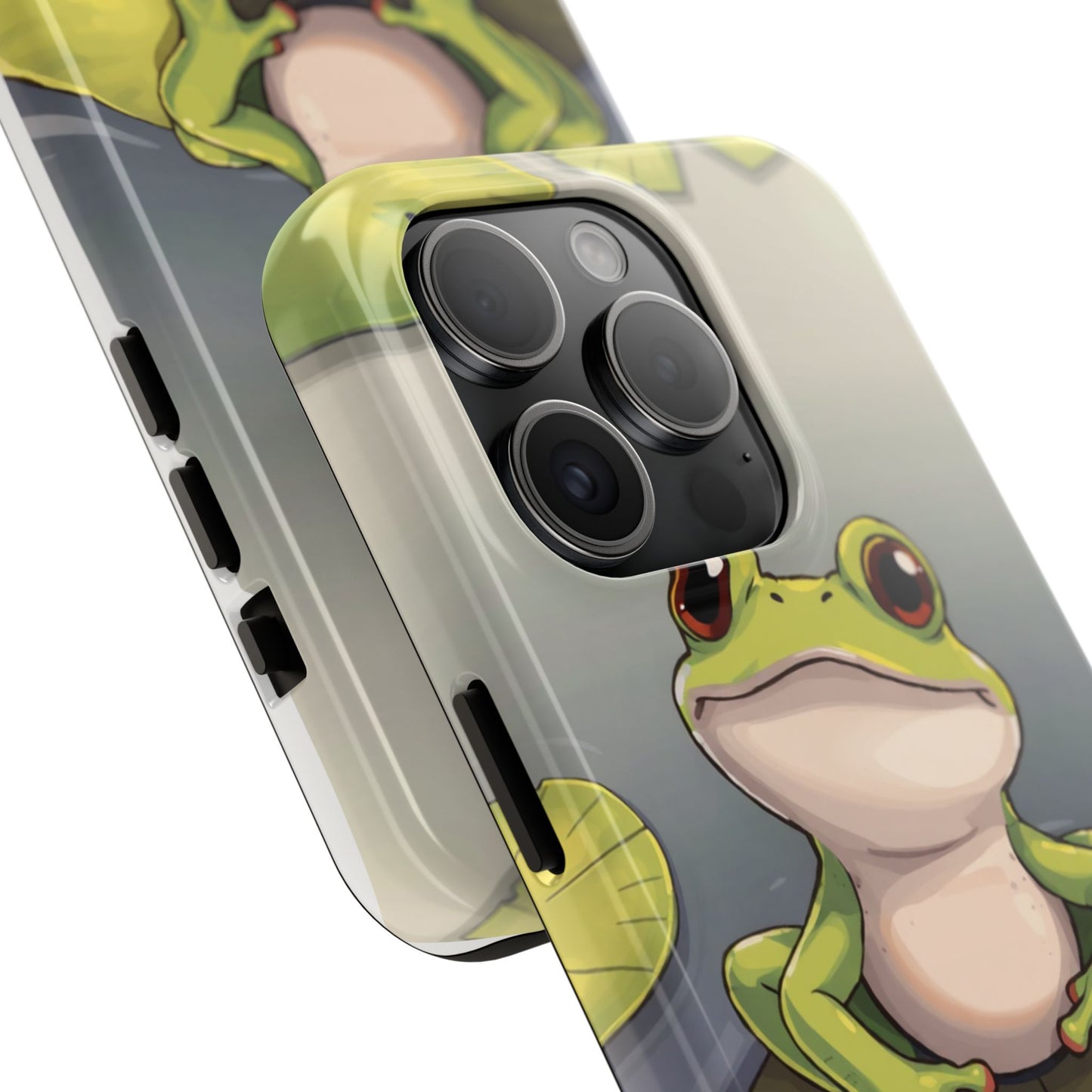 Cute Frog Tough Phone Case - Durable Protection with Nature Vibe