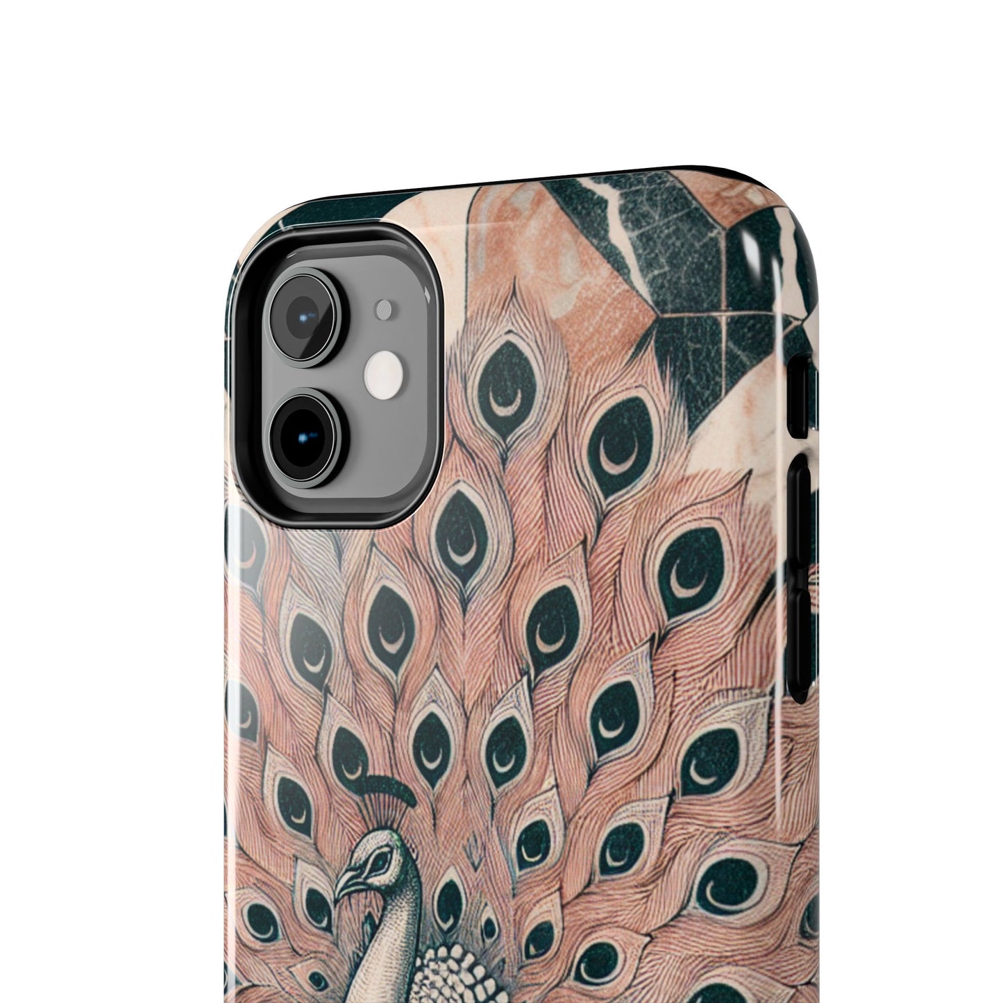 Peacock Tough Phone Case | Stylish & Durable Artwork - for iPhone