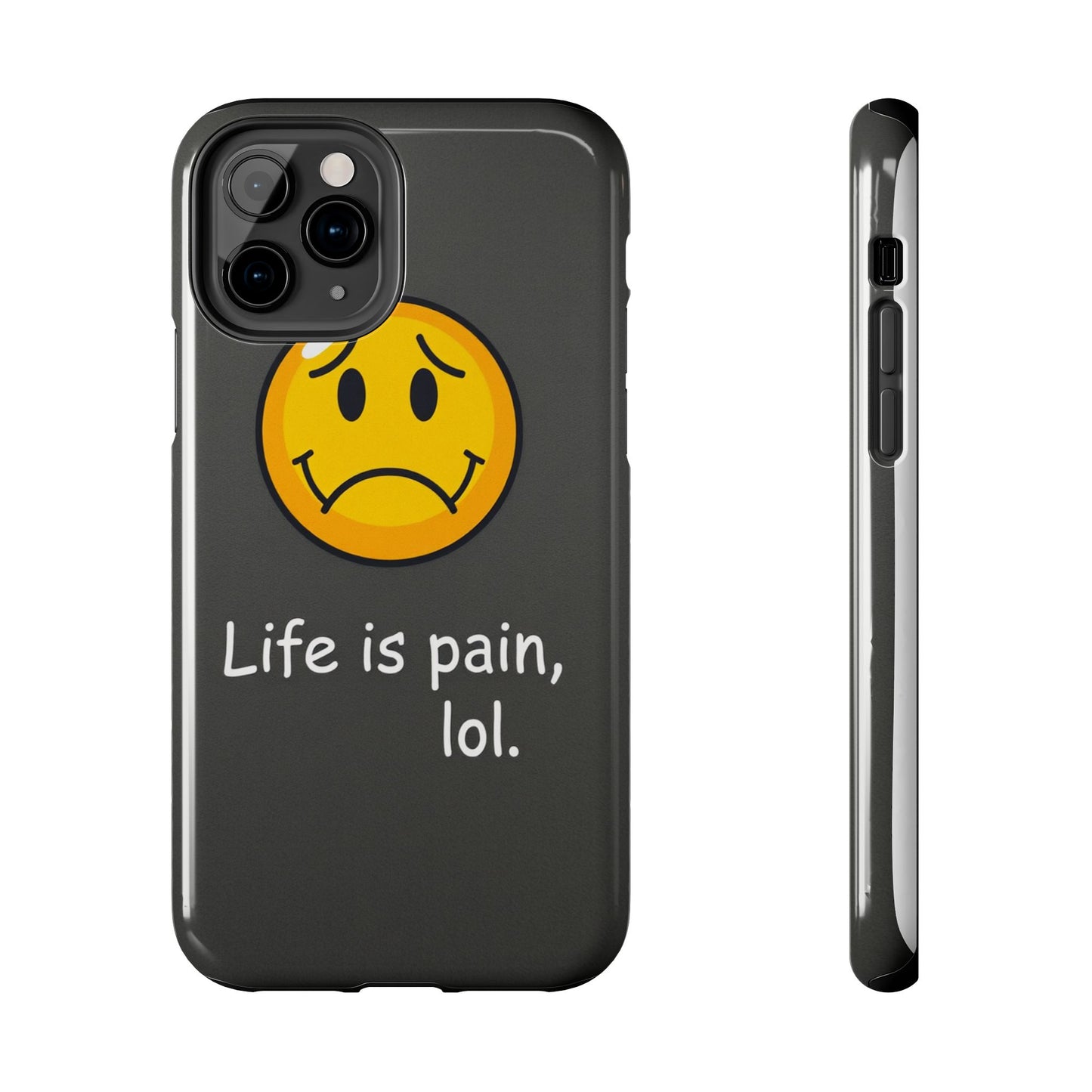 Life is Pain Tough Phone Case - Trendy Design for Smartphone Protection