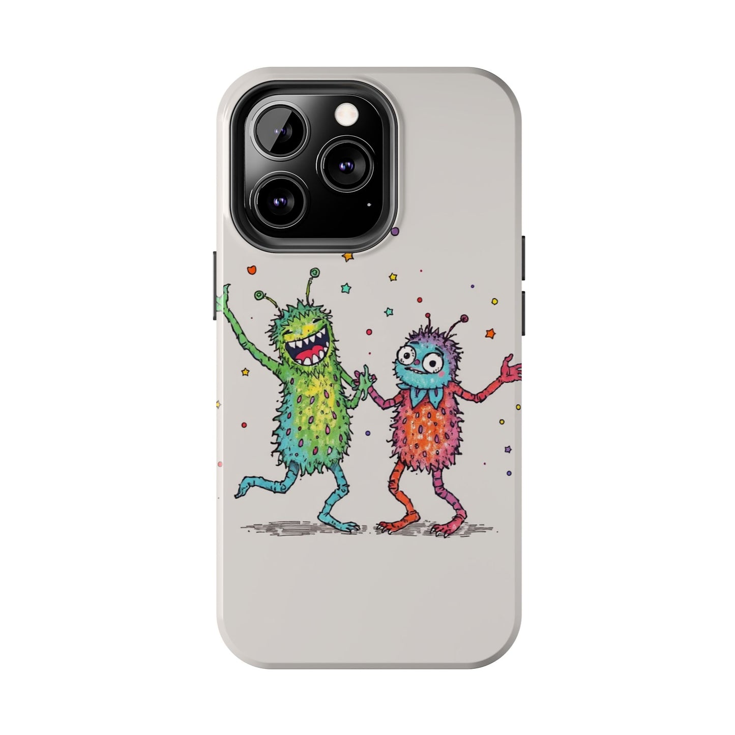 Colorful Monster Tough Phone Case - Fun and Playful Design