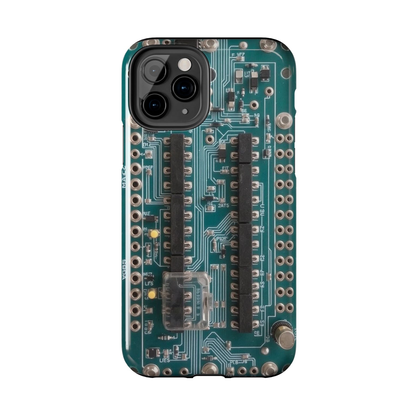 Old Circuits Design Tough Phone Case - for iPhone
