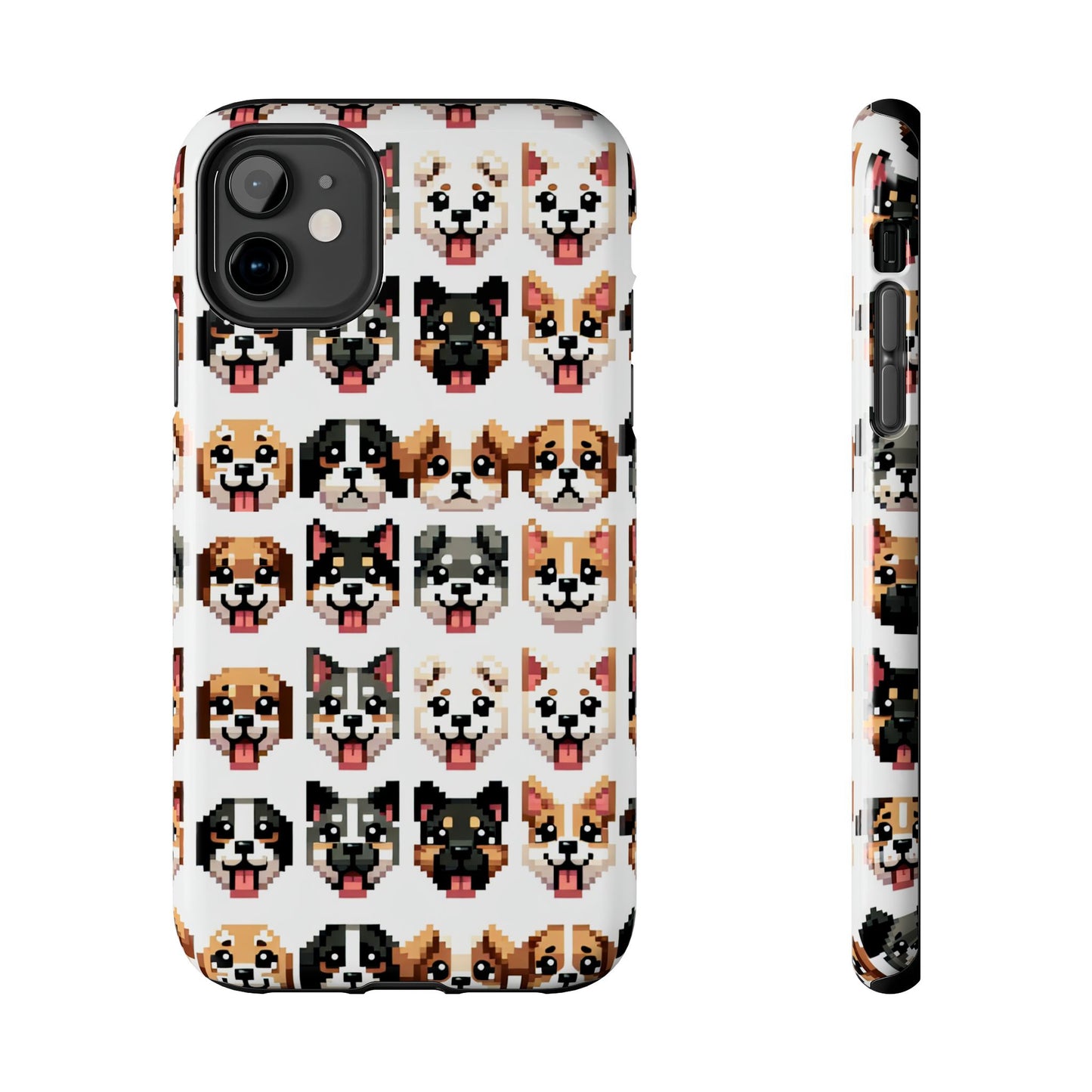 Pixelated Dog Breed Tough Phone Case - Cute, Durable Protection for Pet Lovers - for iPhone