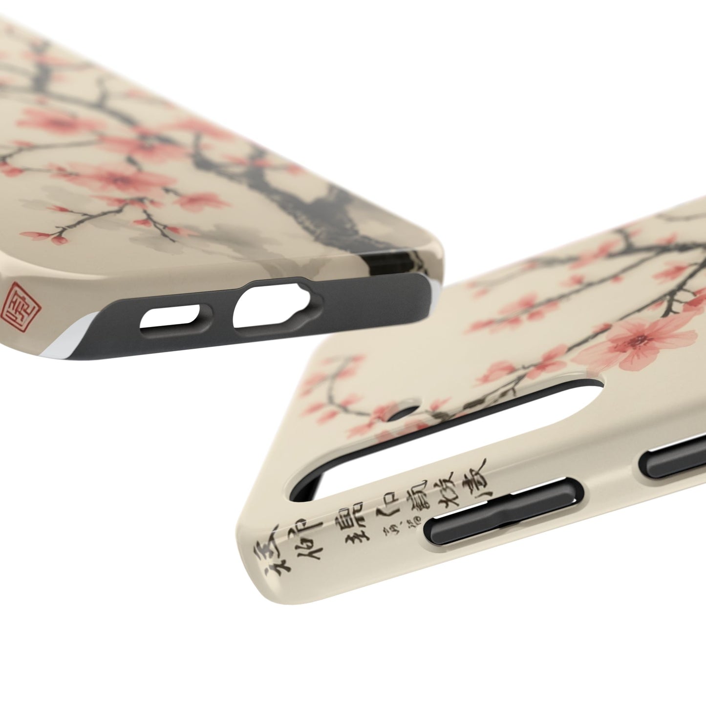 Cherry Blossom Tough Phone Case - Stylish Protection for Nature Lovers