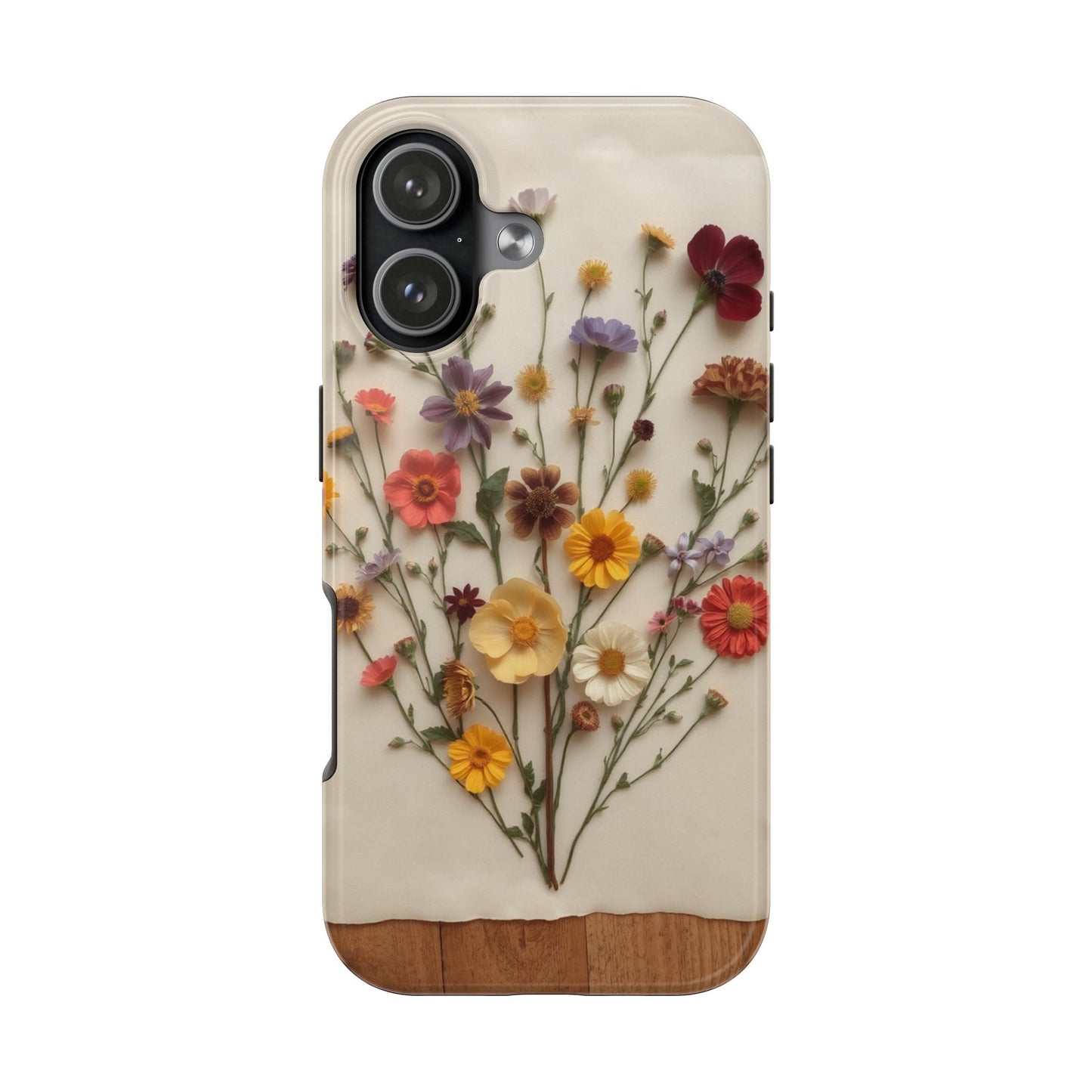 Floral Tough Phone Case - Durable Protection with Nature-Inspired Design