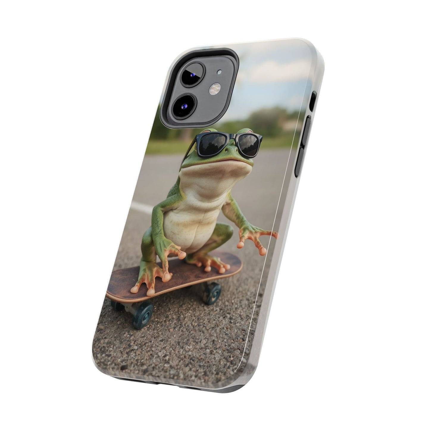 Cool Frog Skateboard Phone Case - Tough and Stylish Protection