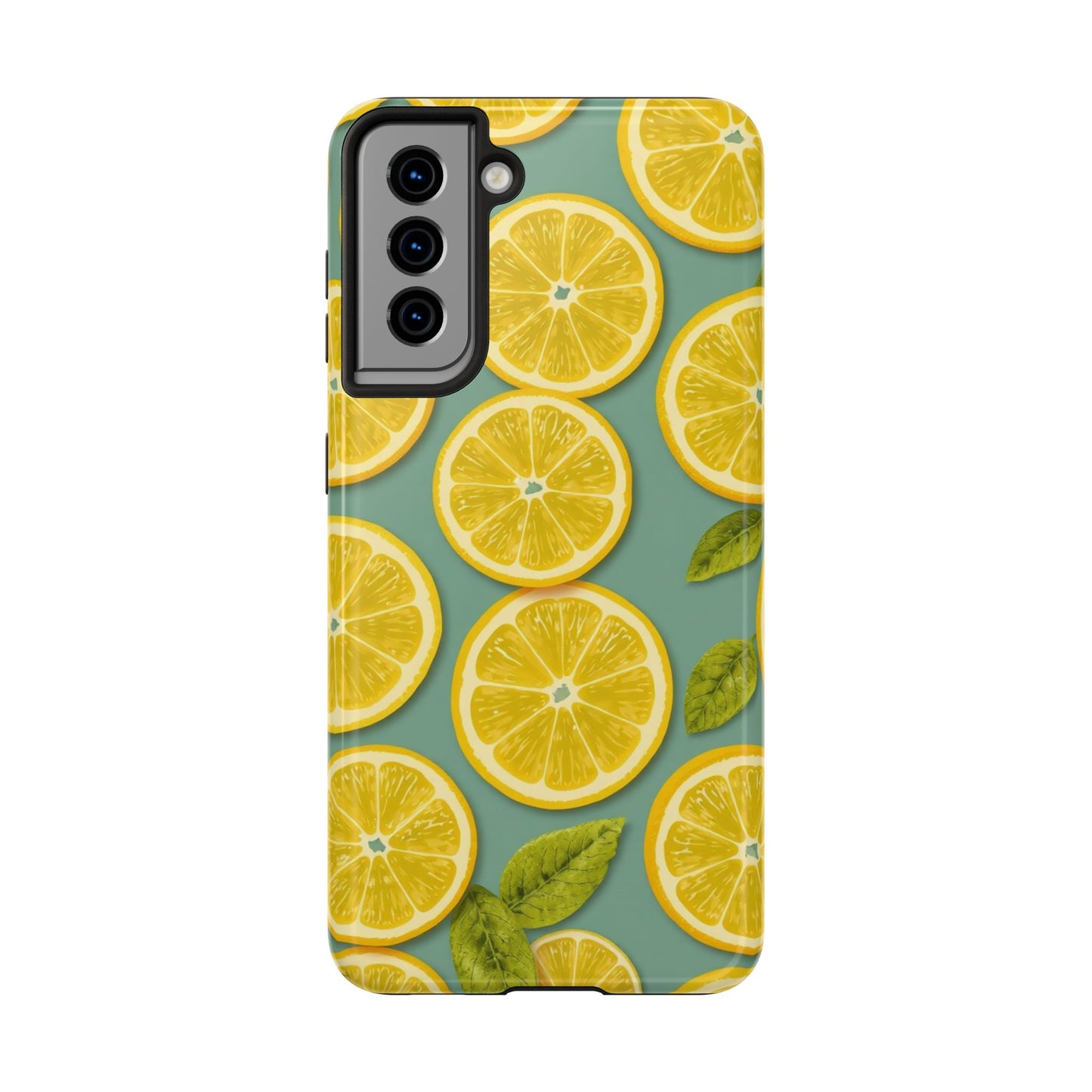 Tough Lemon Pattern Phone Case - Vibrant Citrus Design for Summer Vibes - for iPhone