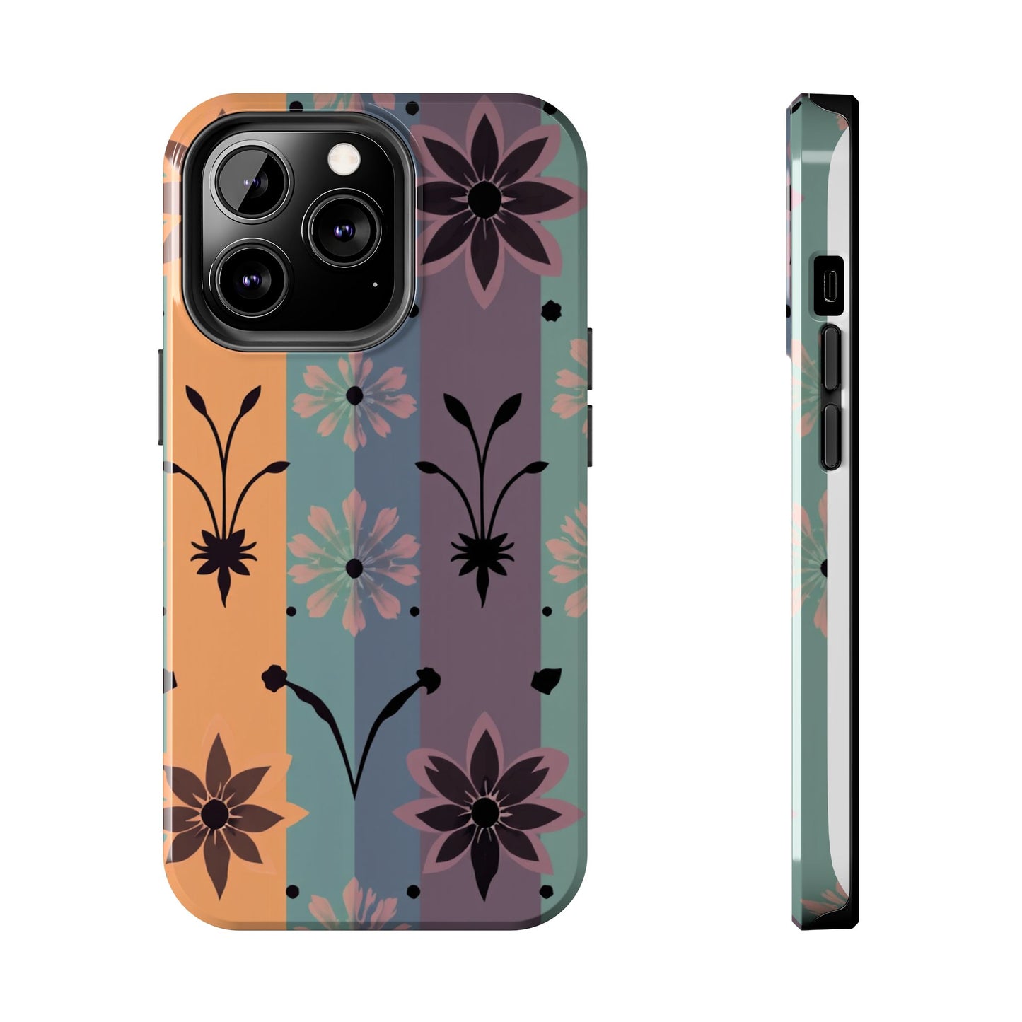 Boho Floral Tough Phone Cases - Durable & Stylish Protection - for iPhone