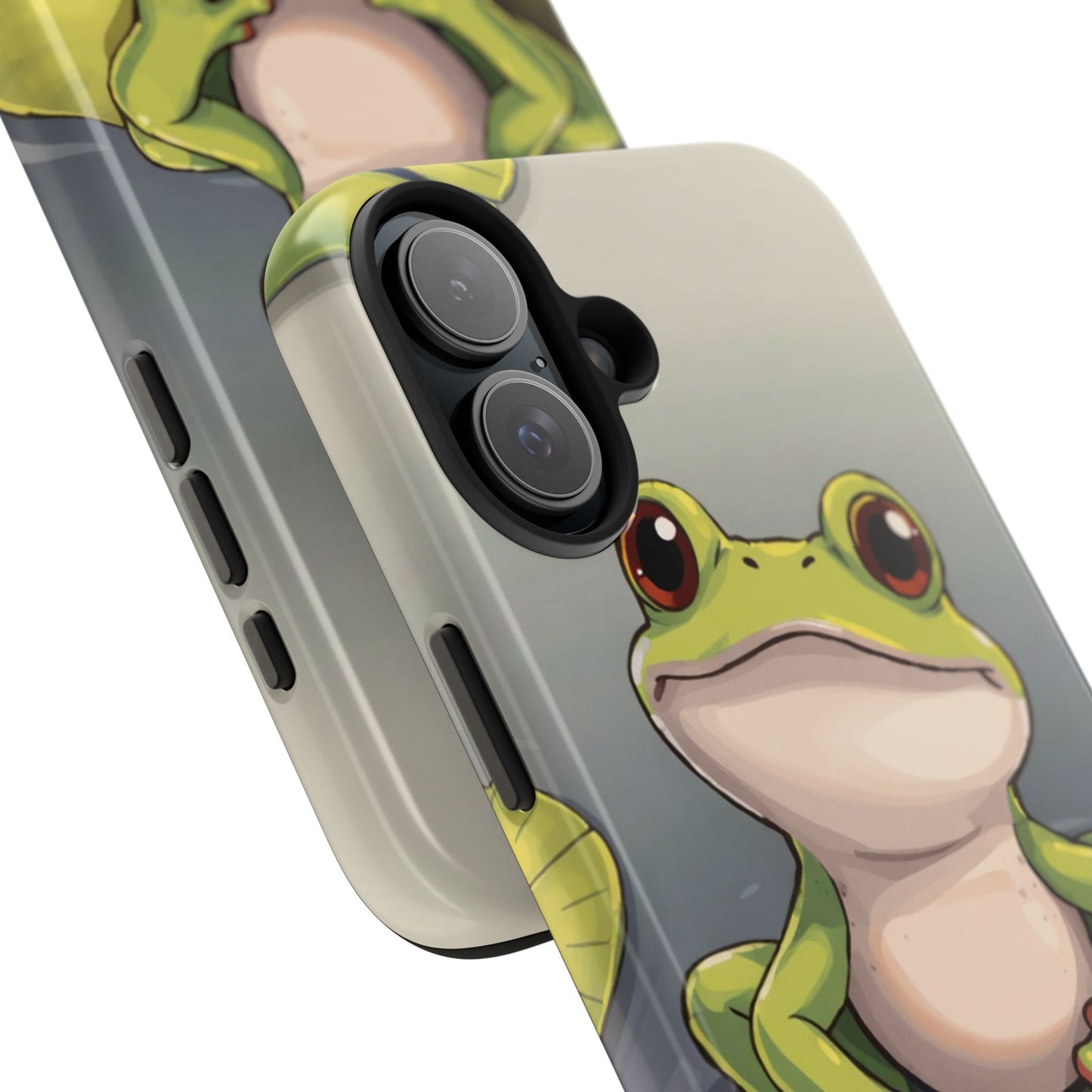 Cute Frog Tough Phone Case - Durable Protection with Nature Vibe